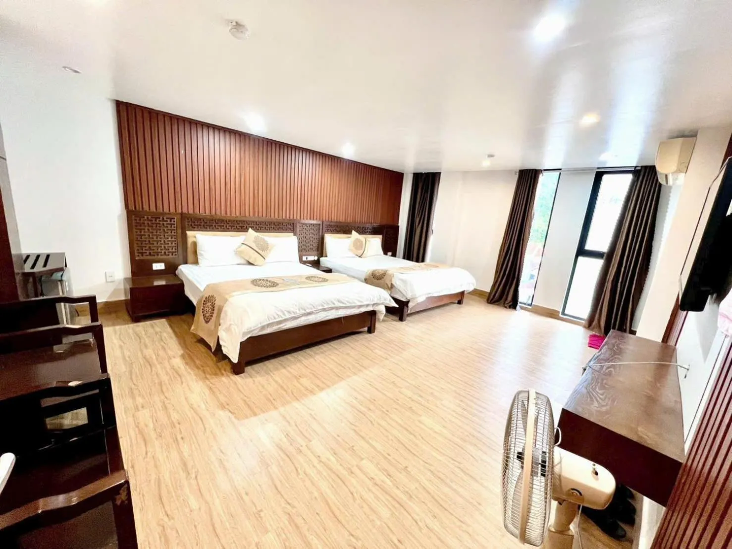 Bed in Romance hotel