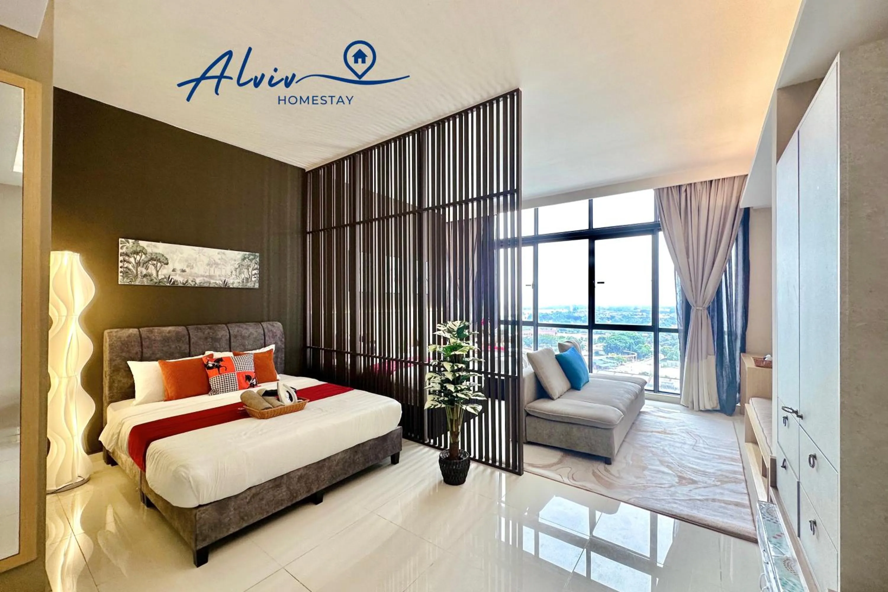 Bed in 4 Star Family Suite Jonker by Alviv