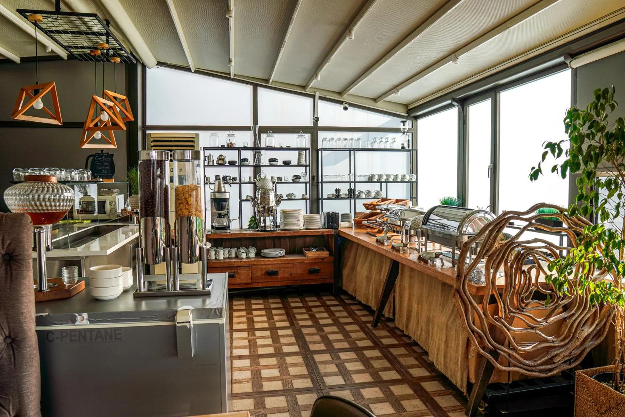 Buffet breakfast in BGuest Hotel & Residence