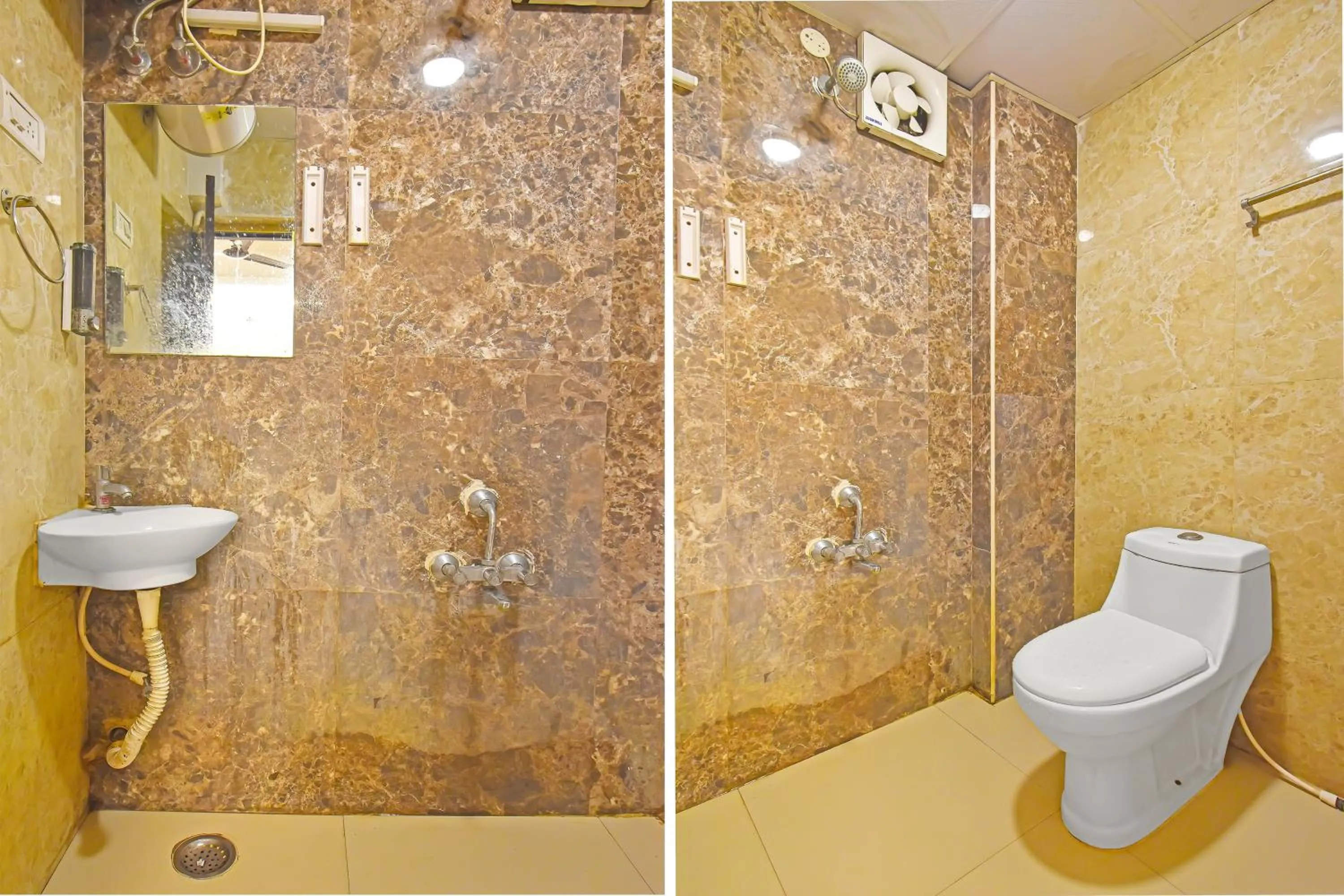 Bathroom in Hotel O Grand Residency Near Kasi Talkies