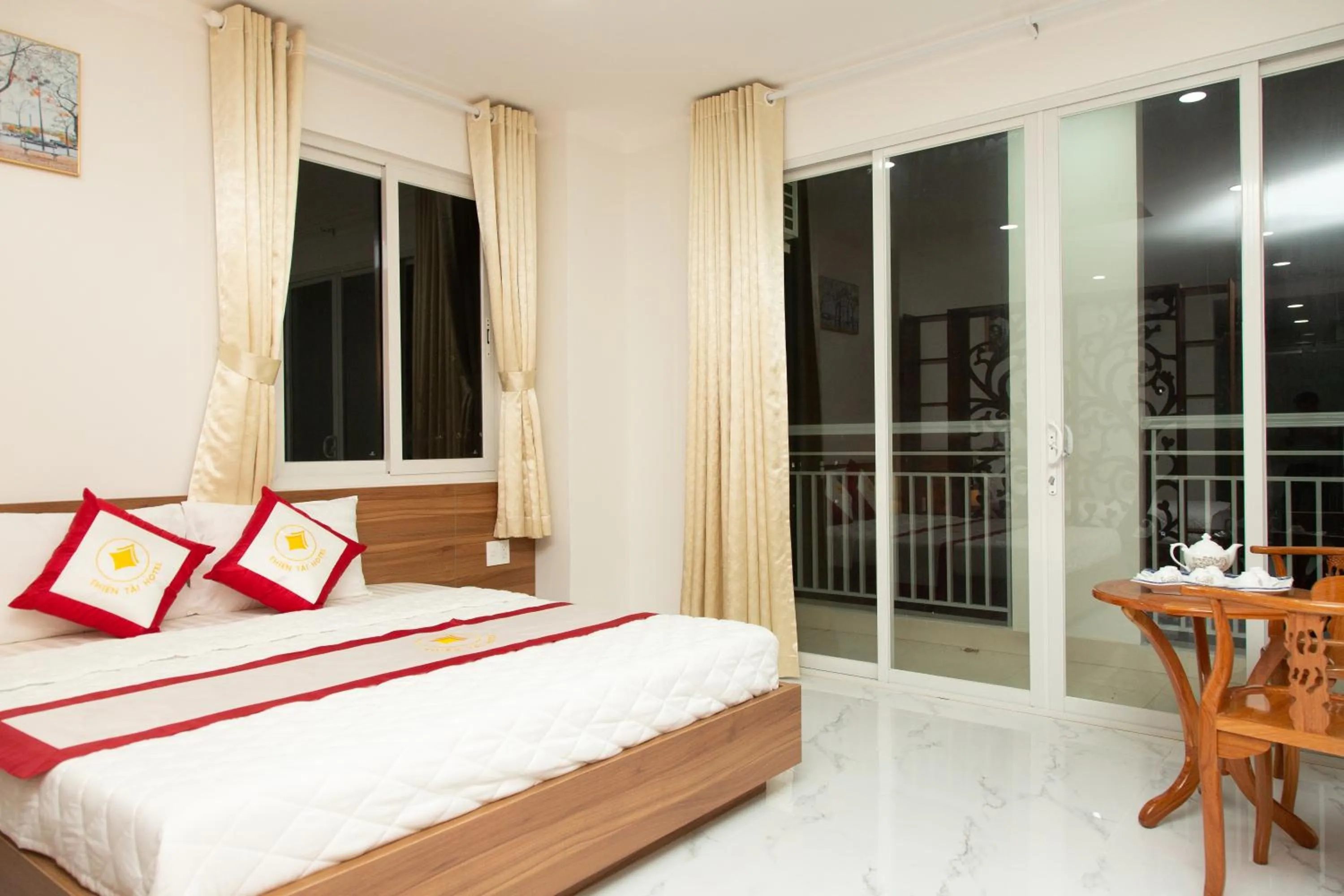 Bed in Thiên Tài Hotel