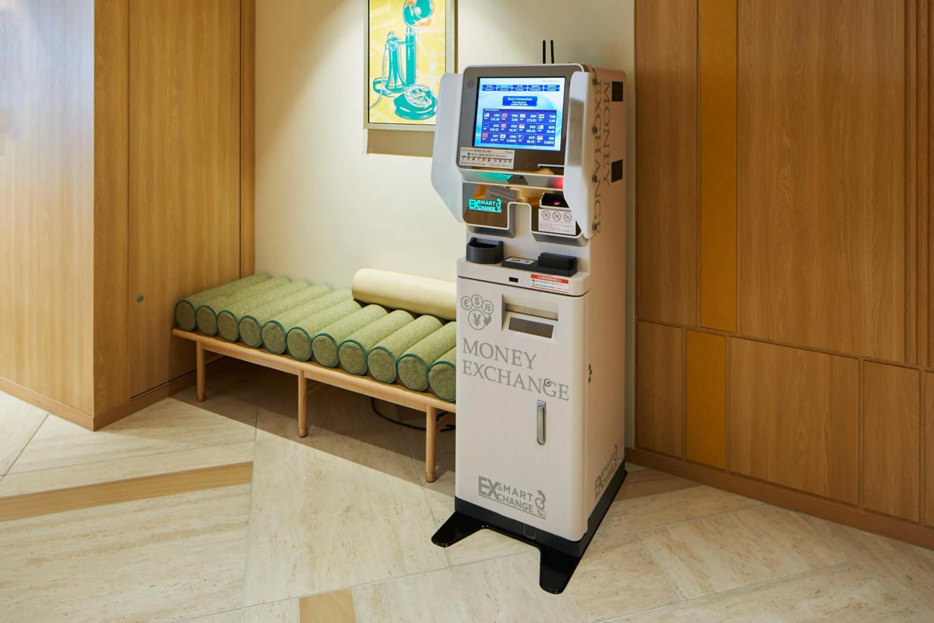 currency exchange in The Royal Park Hotel Ginza 6-Chome