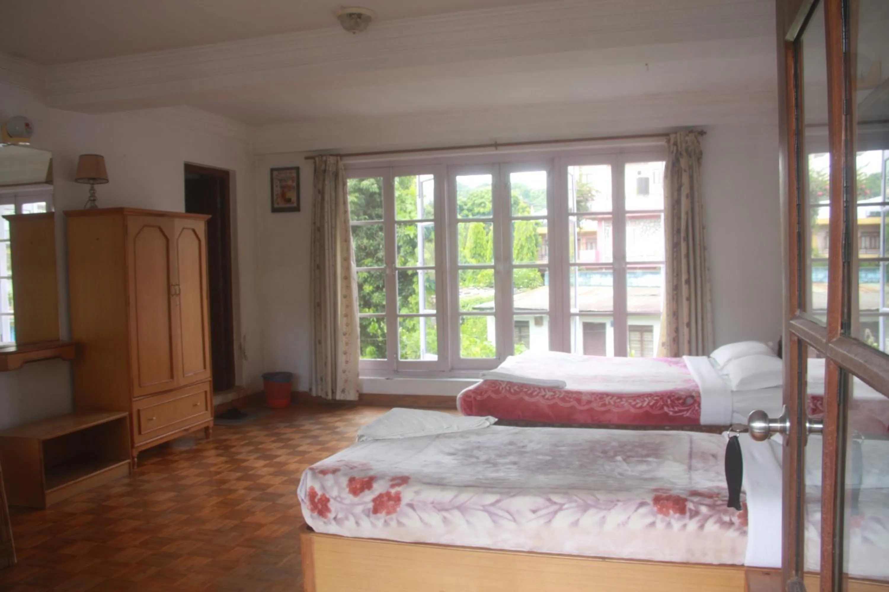 Bed in Vagabond Guest House