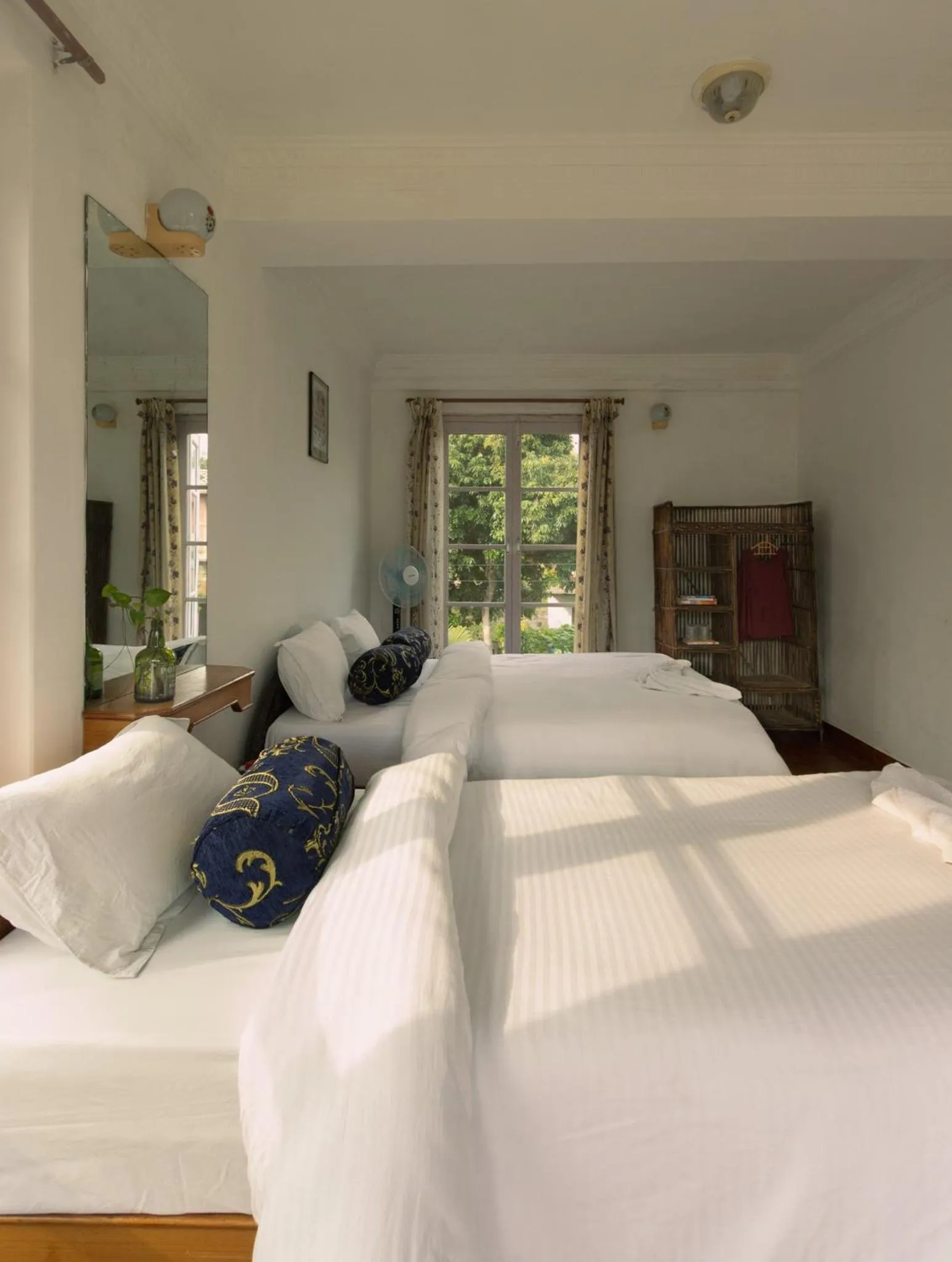 Bed in Vagabond Guest House