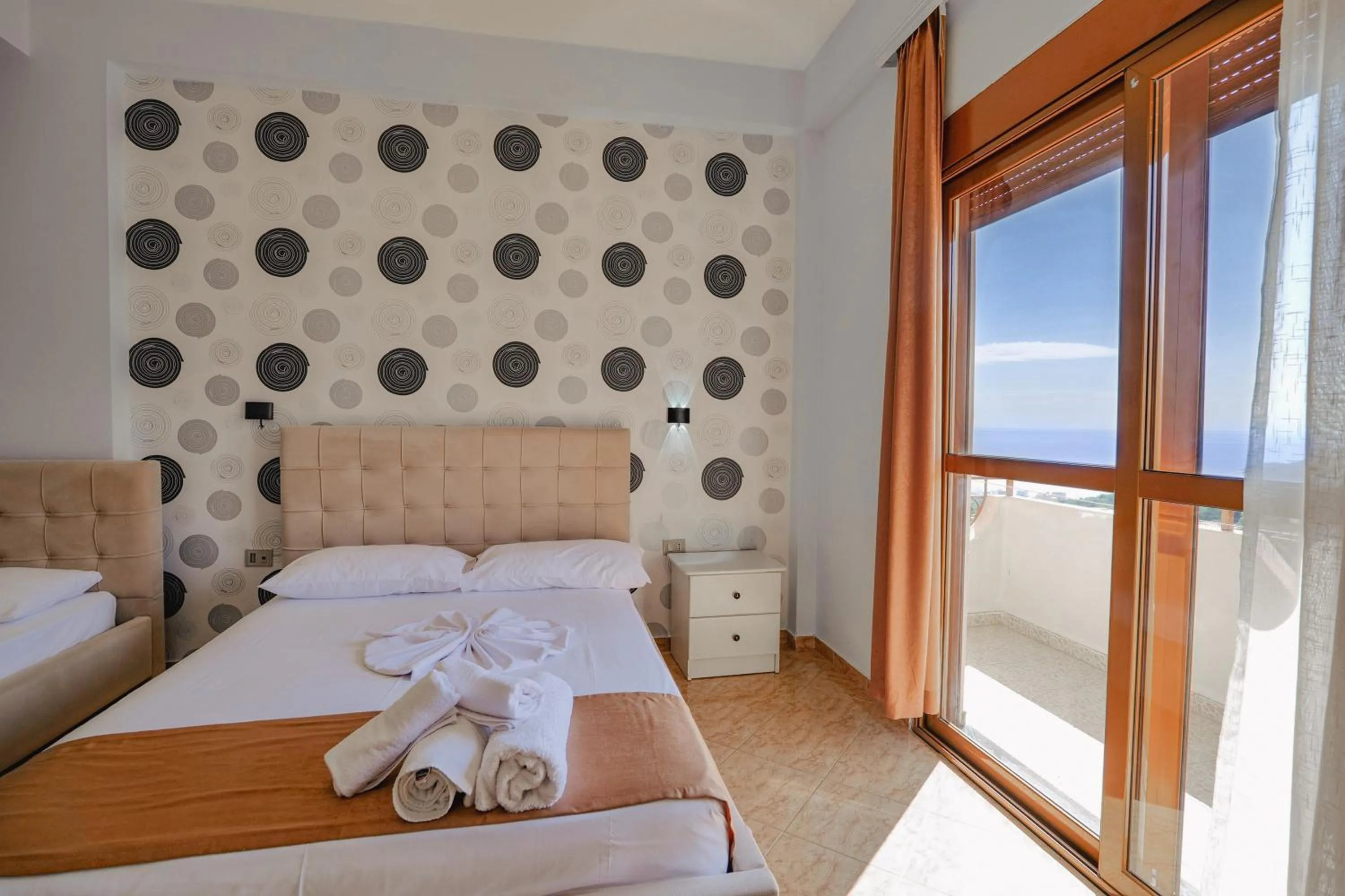 Bedroom, Bed in Hotel Panorama