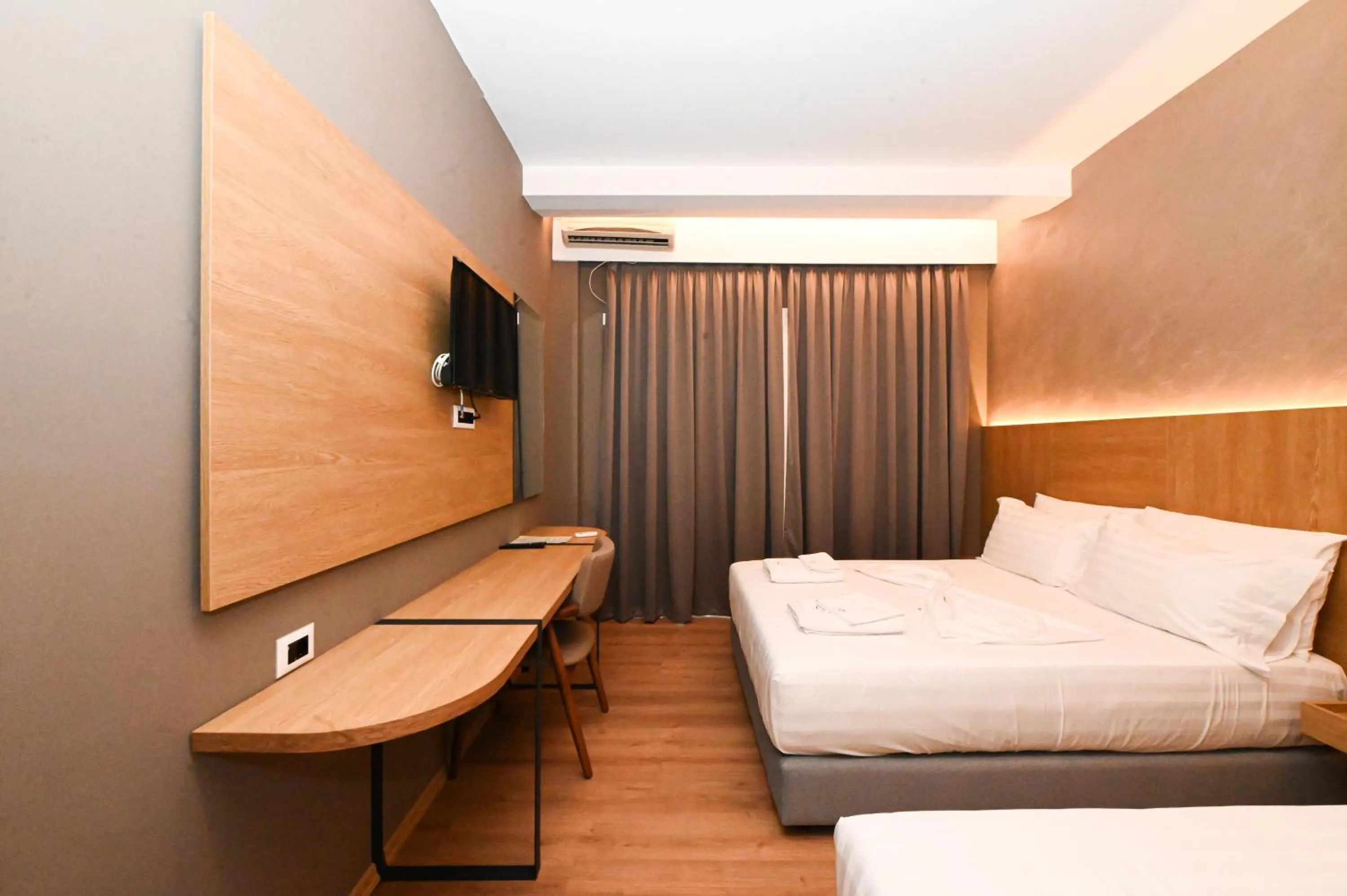 Living room, Bed in Hotel Panorama