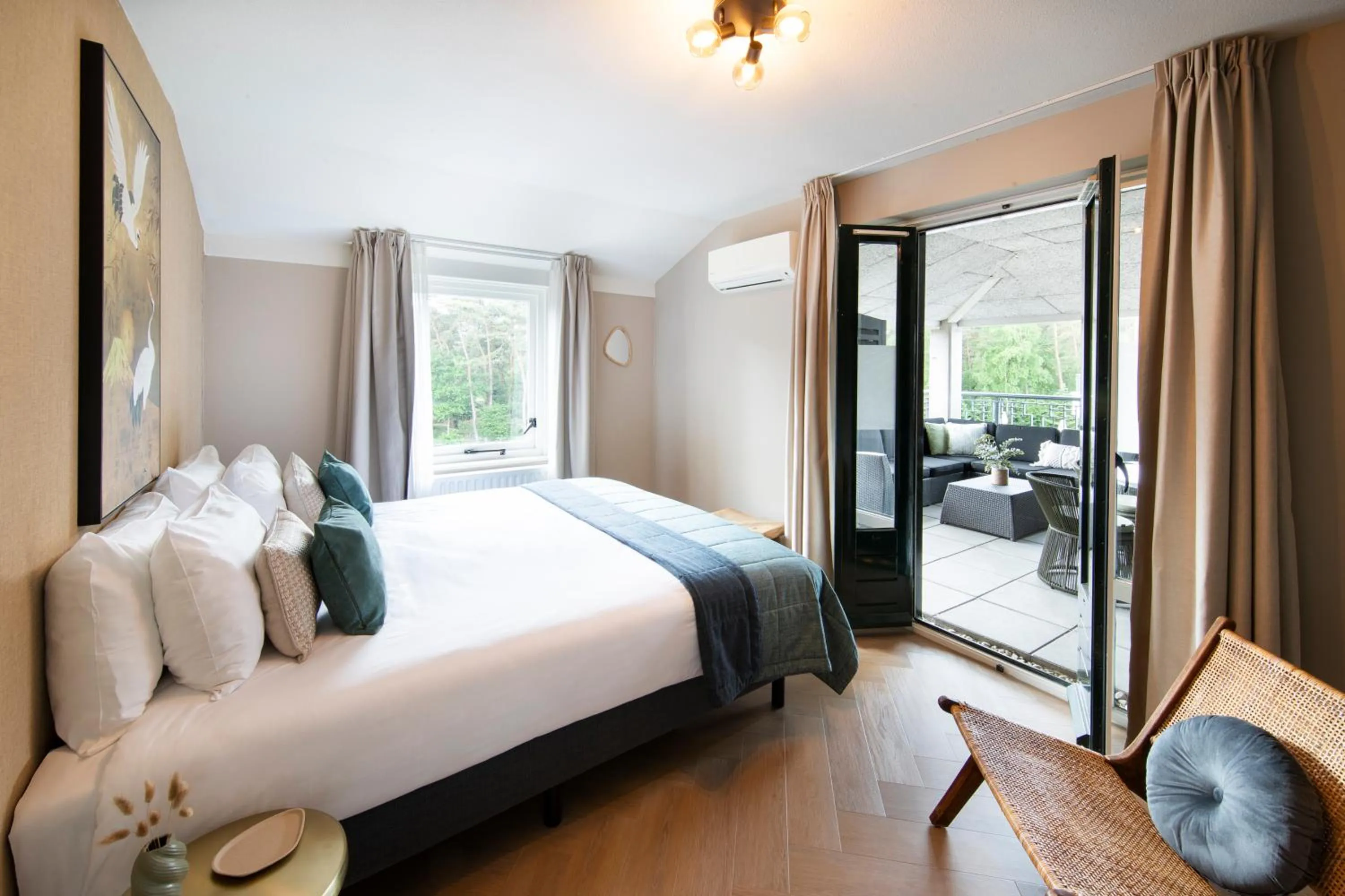 Bedroom, Bed in Bilderberg Résidence Groot Heideborgh