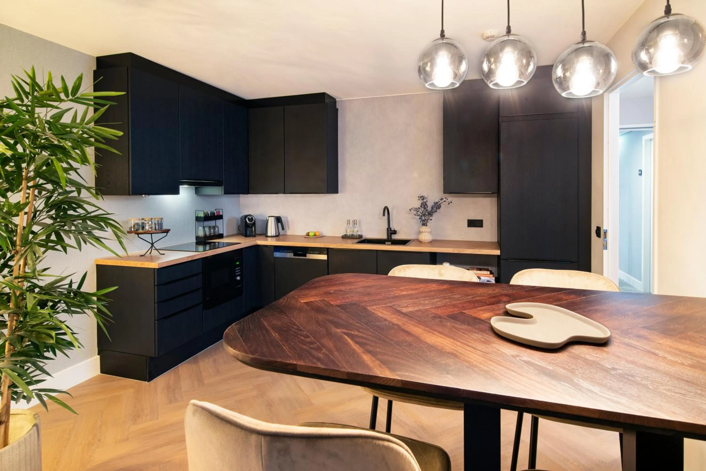 kitchen in Bilderberg Résidence Groot Heideborgh