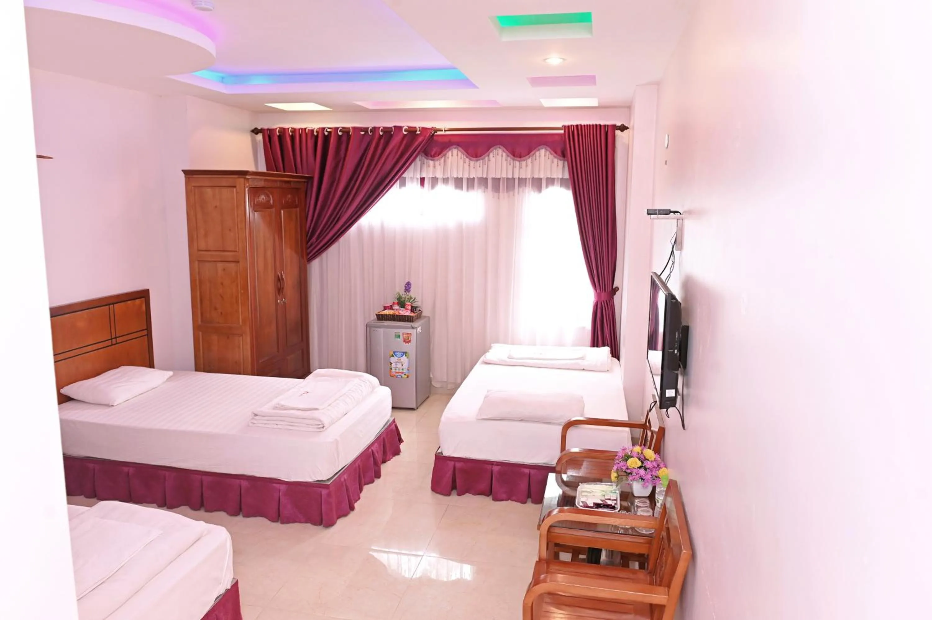 Bed in Khách sạn Hoàng Hà River Town