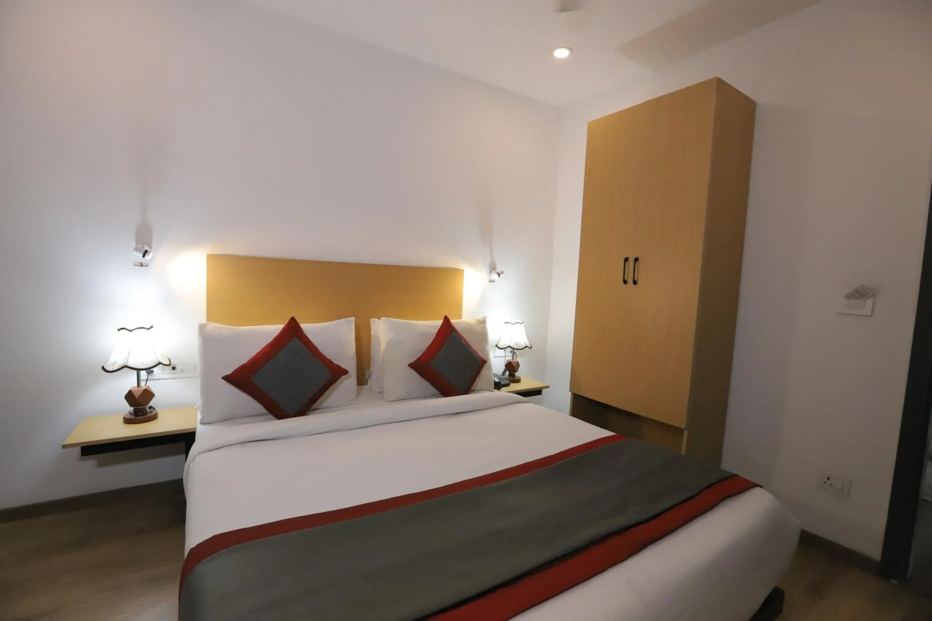 Bed in Qotel Comfort IP Residency East Delhi Preet Vihar