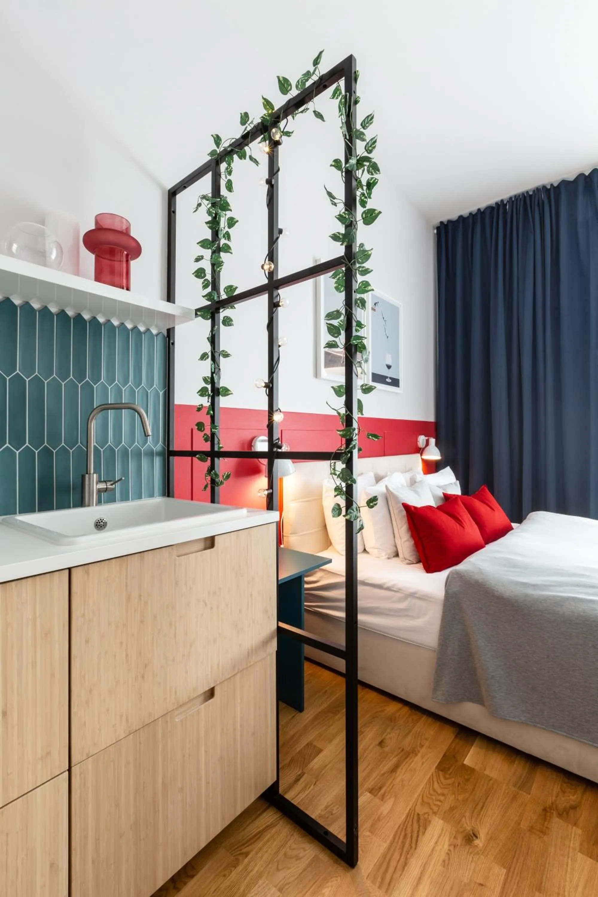 Bed in TurnKey I Charles Square Apartments