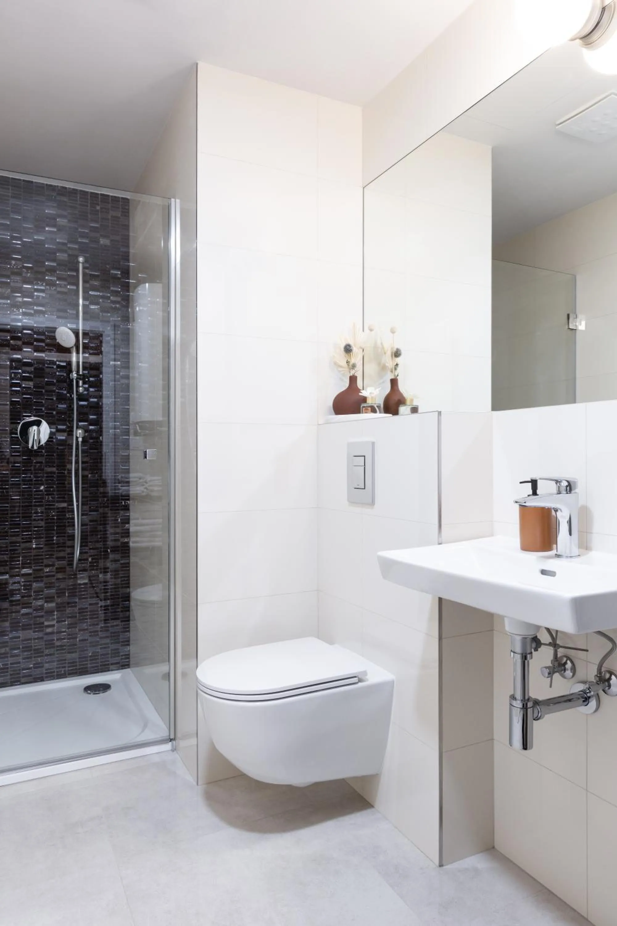 Bathroom in TurnKey I Charles Square Apartments