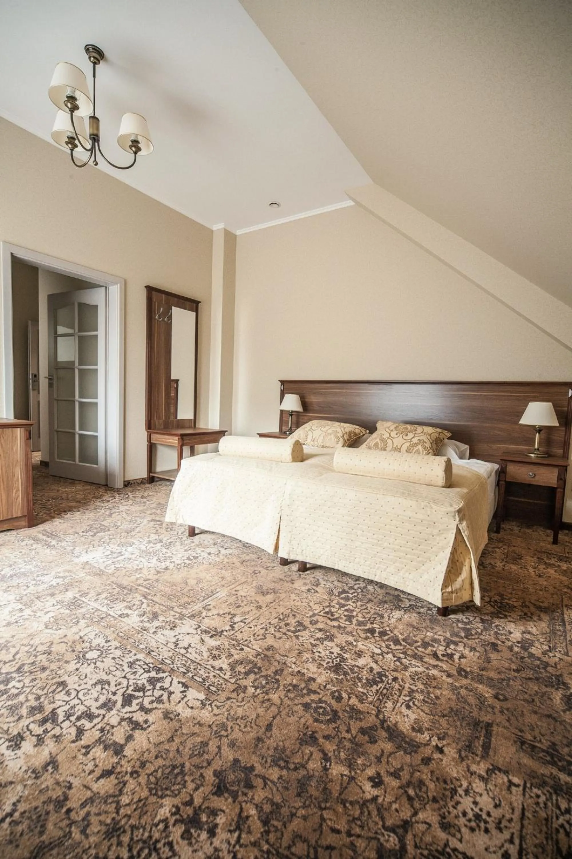 Photo of the whole room, Bed in Dworek nad Rozlewiskiem