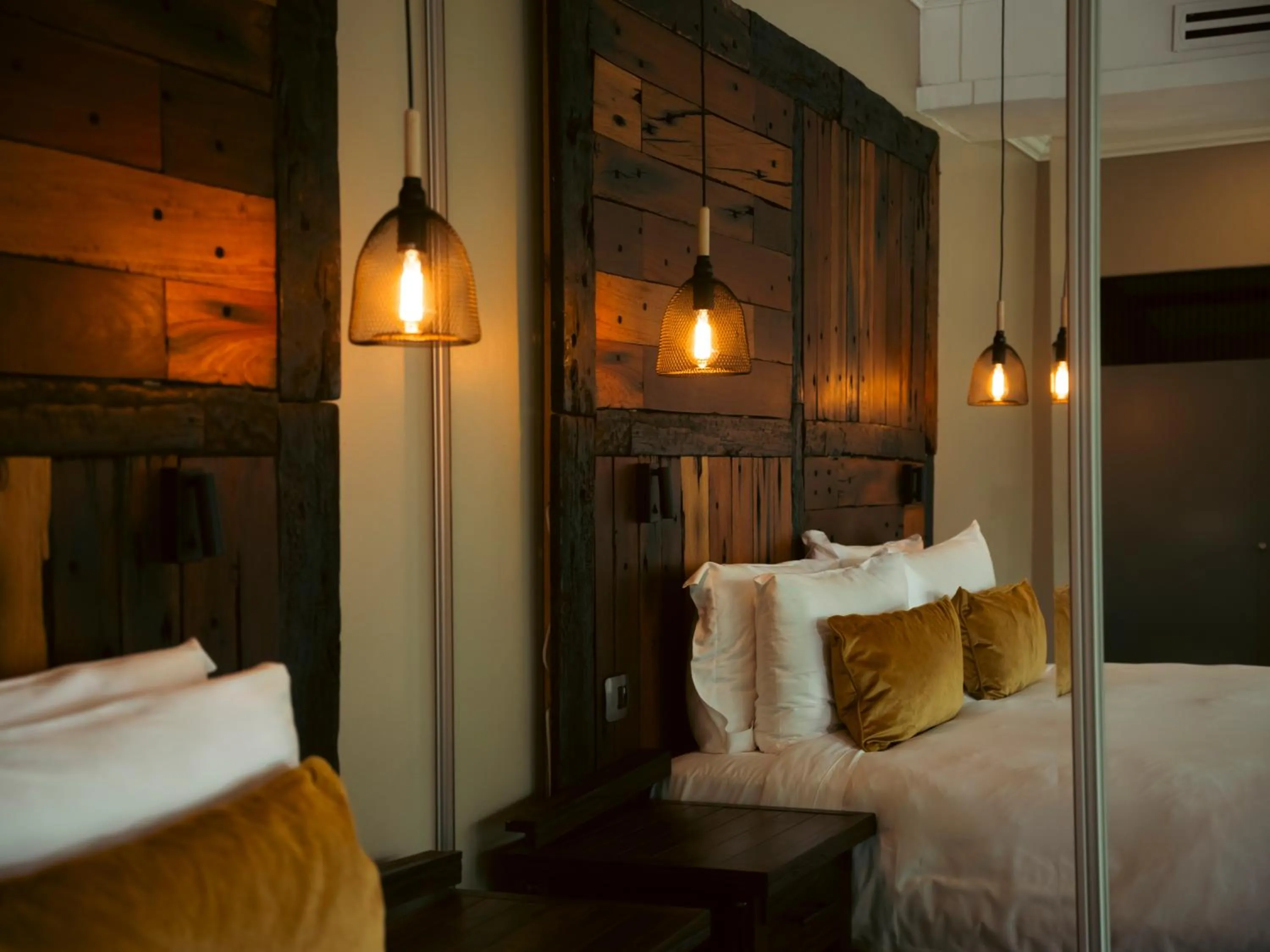 Bed in Shekinah Lion & Game Lodge