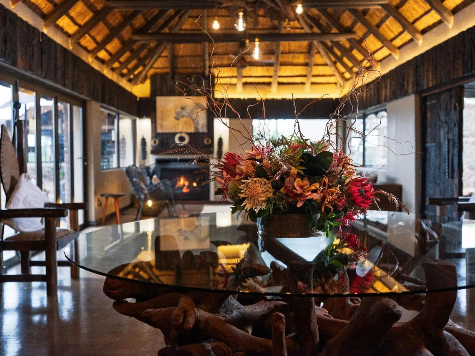 Lobby or reception in Shekinah Lion & Game Lodge