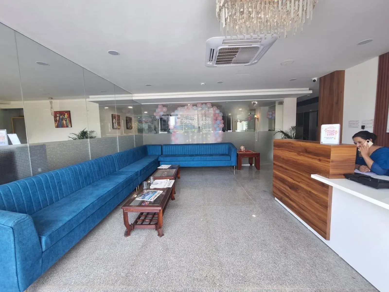 Lobby or reception in RR Galaxy Lobby or reception in RR Galaxy