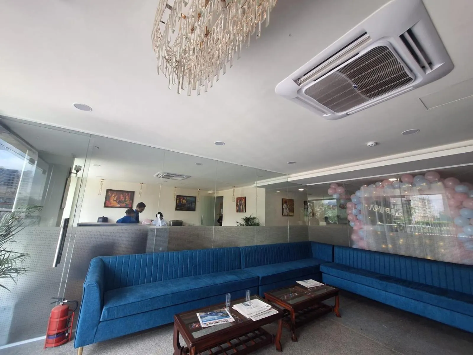 Seating area in RR Galaxy