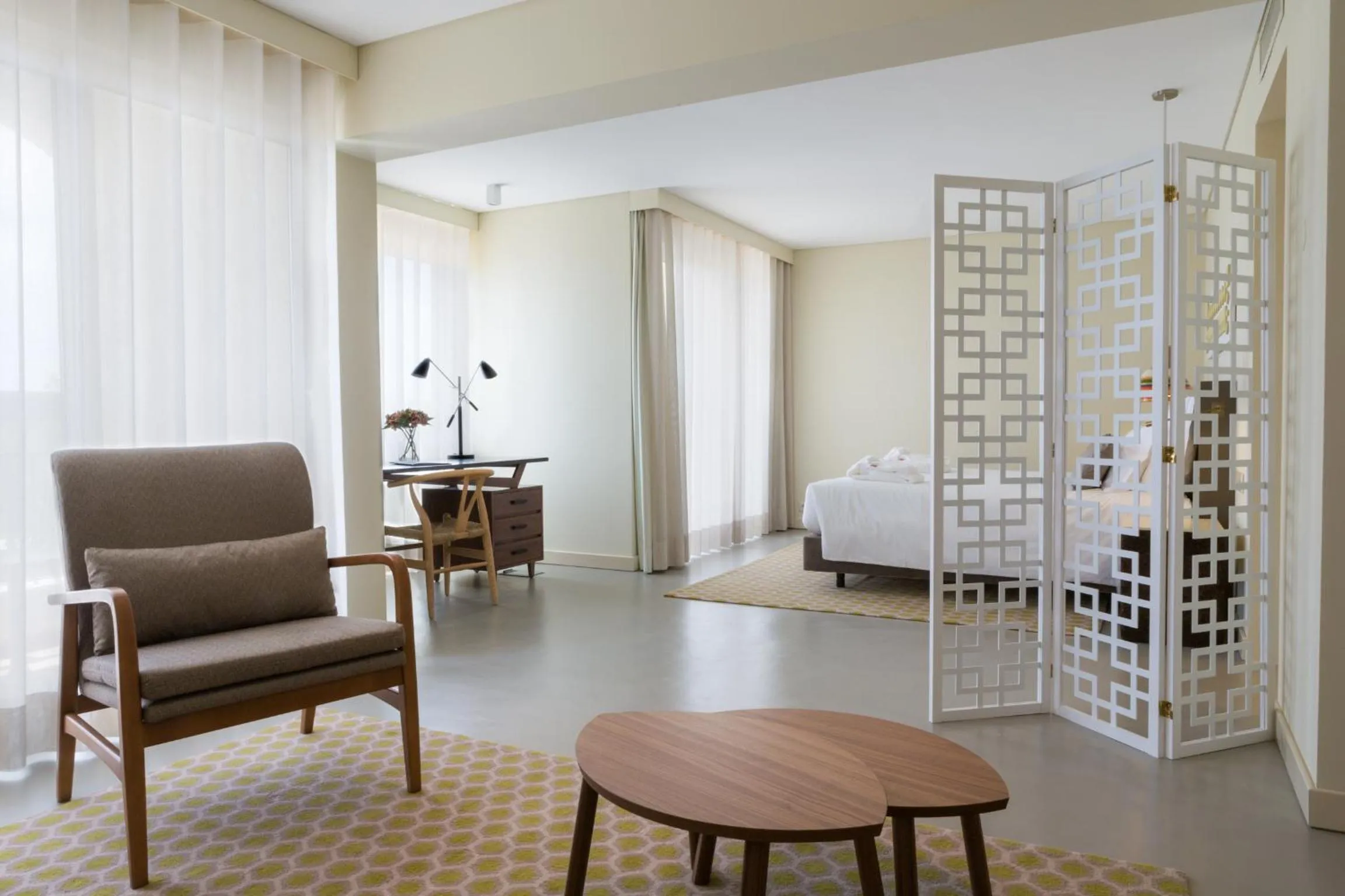 Seating area in OZADI Tavira Hotel