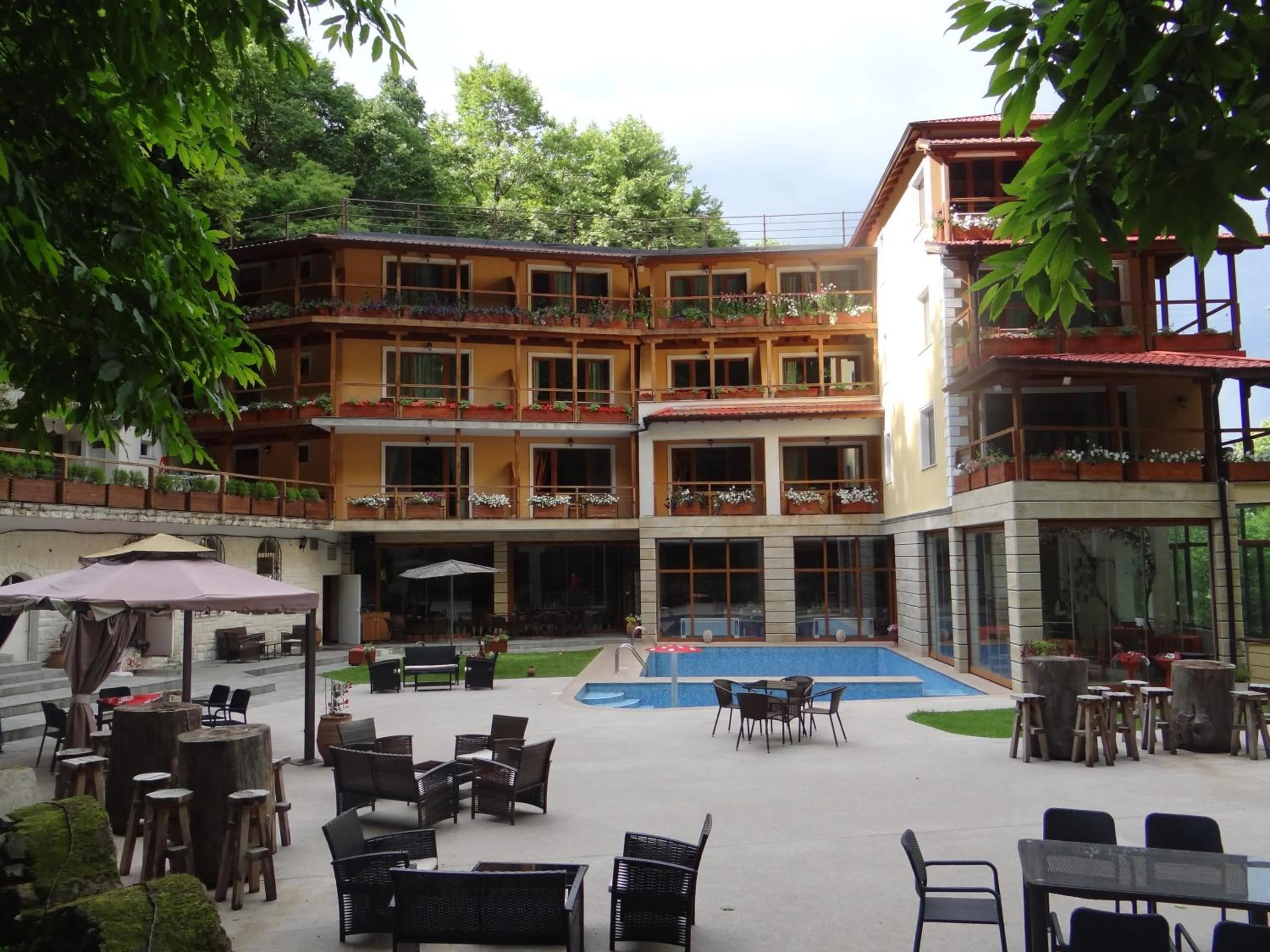 Patio in Hotel Saint Nedelya