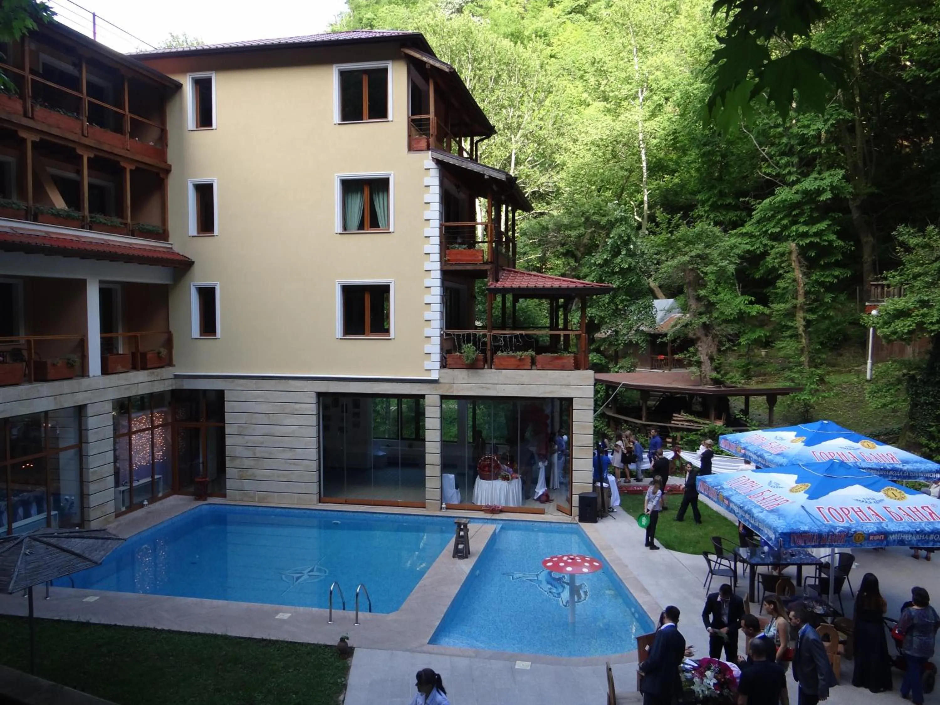 Balcony/Terrace in Hotel Saint Nedelya