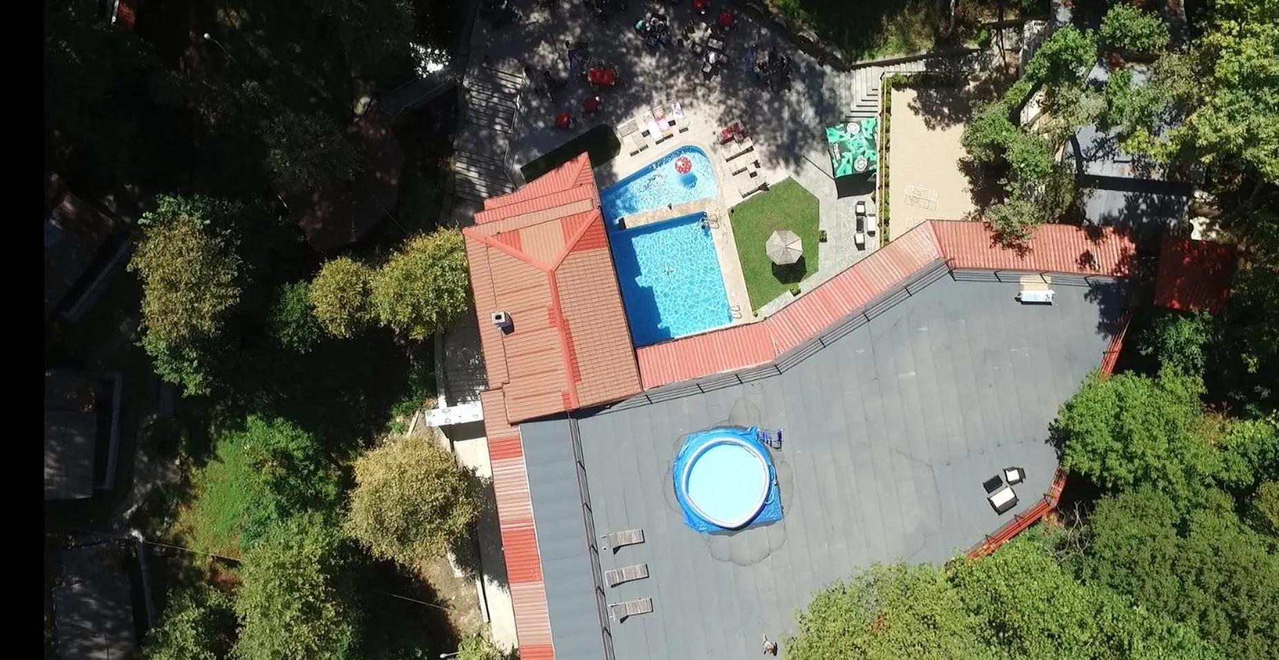 Garden view in Hotel Saint Nedelya
