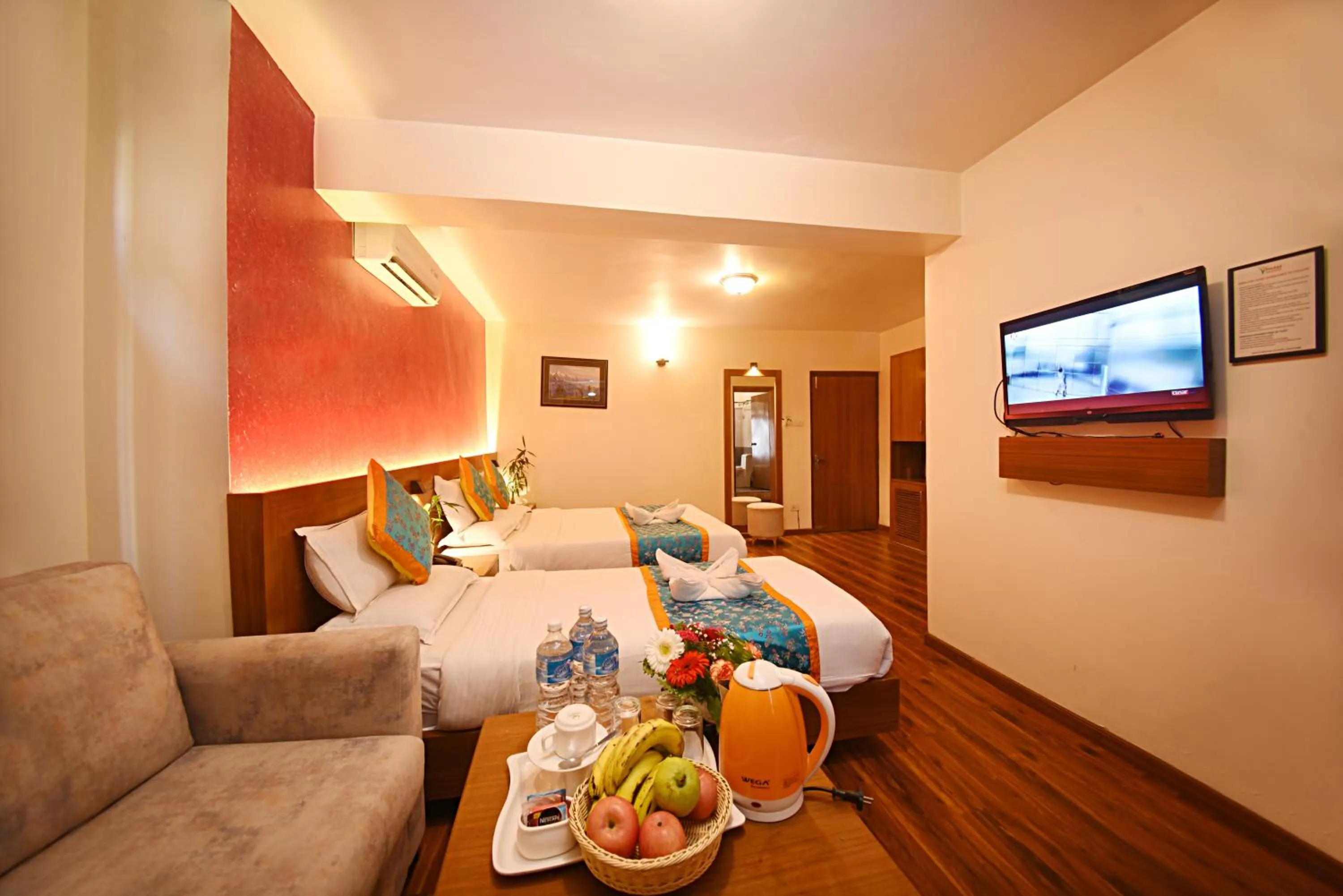 Bed in Hotel Amaryllis