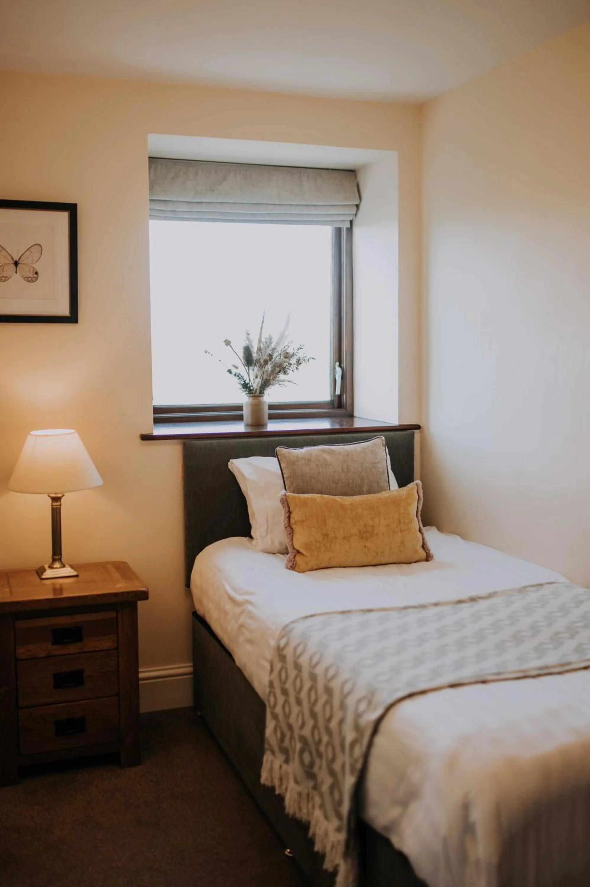 Bed in Pattys Barn Holiday Cottages, Cabins and Venue Hire