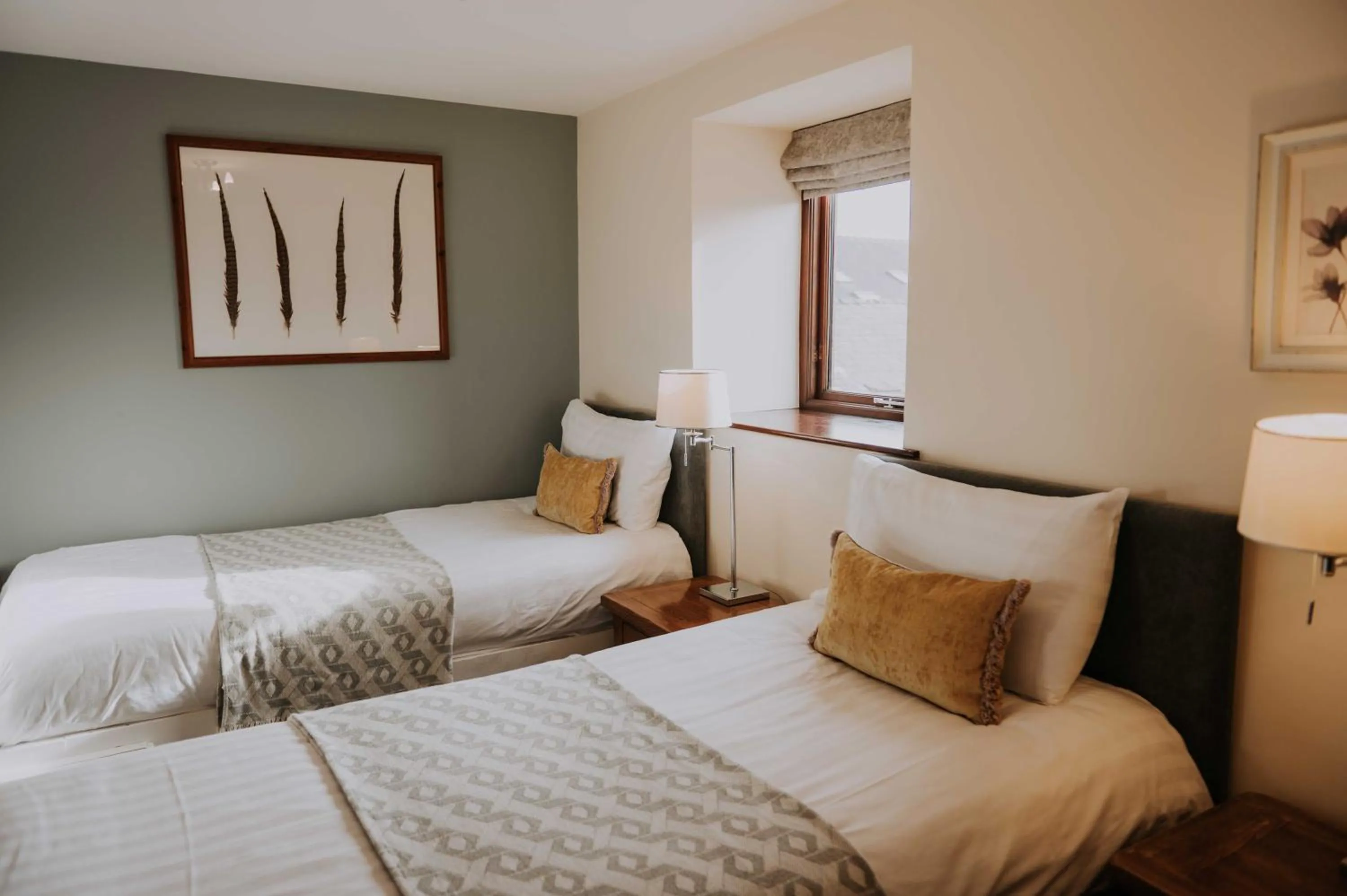 Bed in Pattys Barn Holiday Cottages, Cabins and Venue Hire