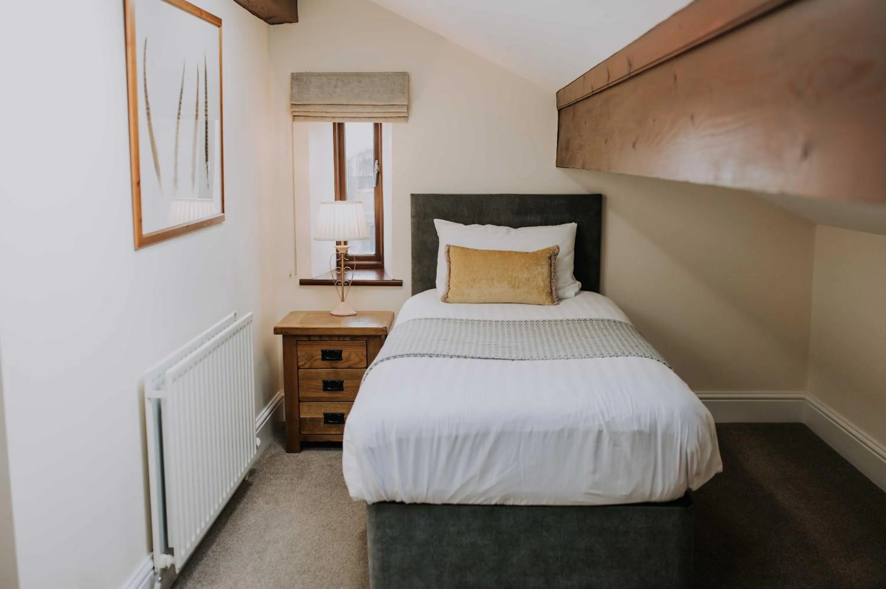 Bed in Pattys Barn Holiday Cottages, Cabins and Venue Hire