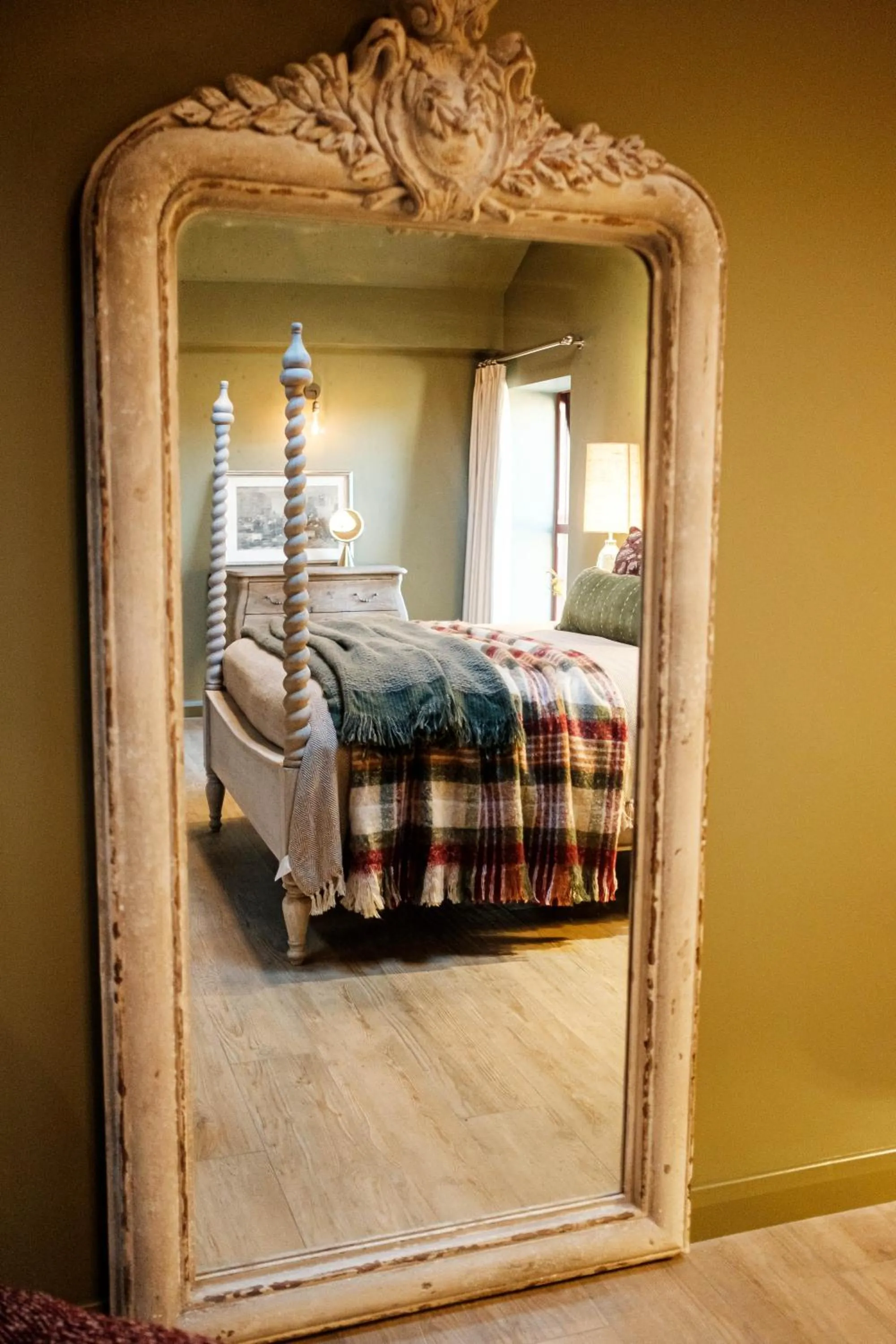 Bed in Pattys Barn Holiday Cottages, Cabins and Venue Hire