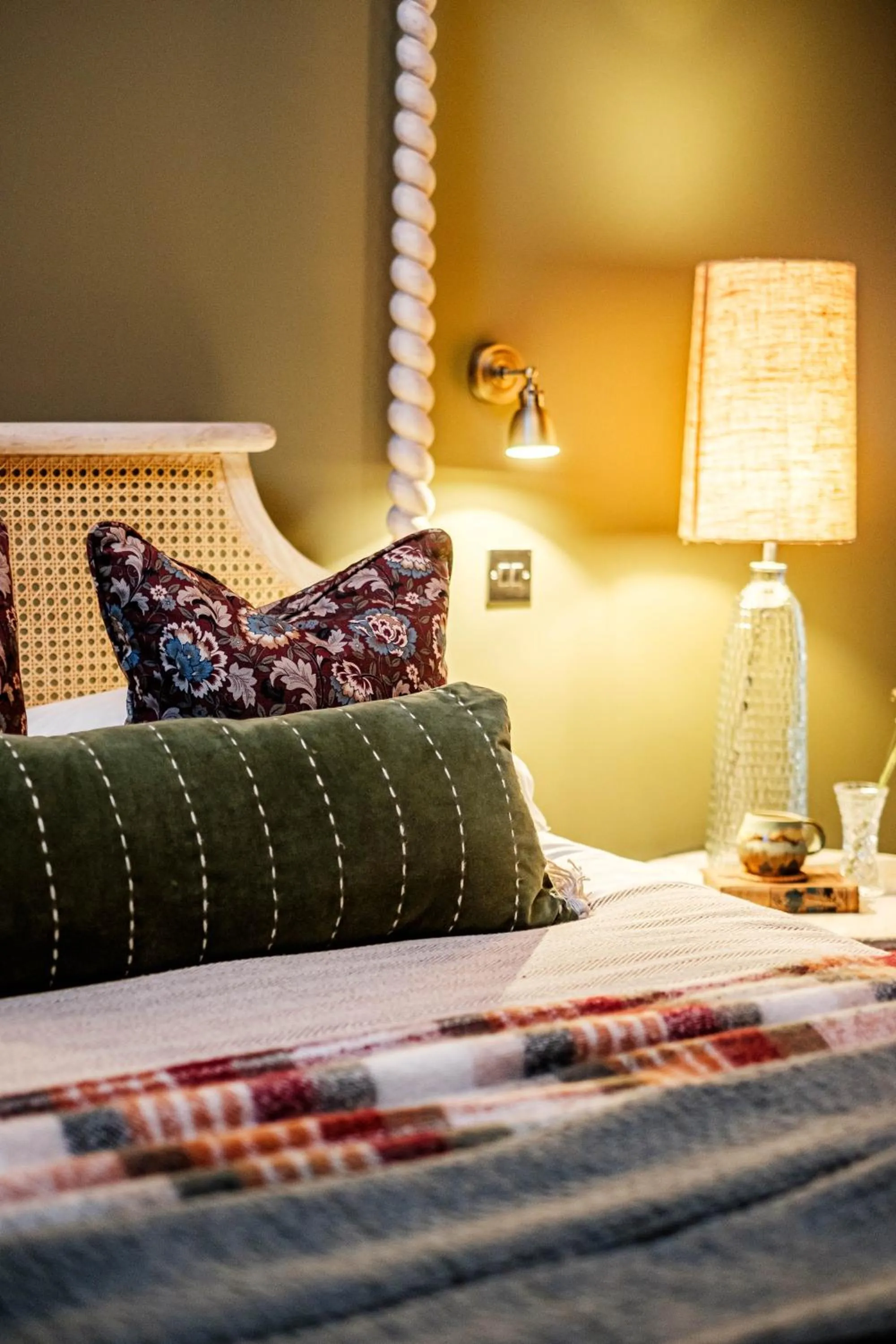 Bed in Pattys Barn Holiday Cottages, Cabins and Venue Hire