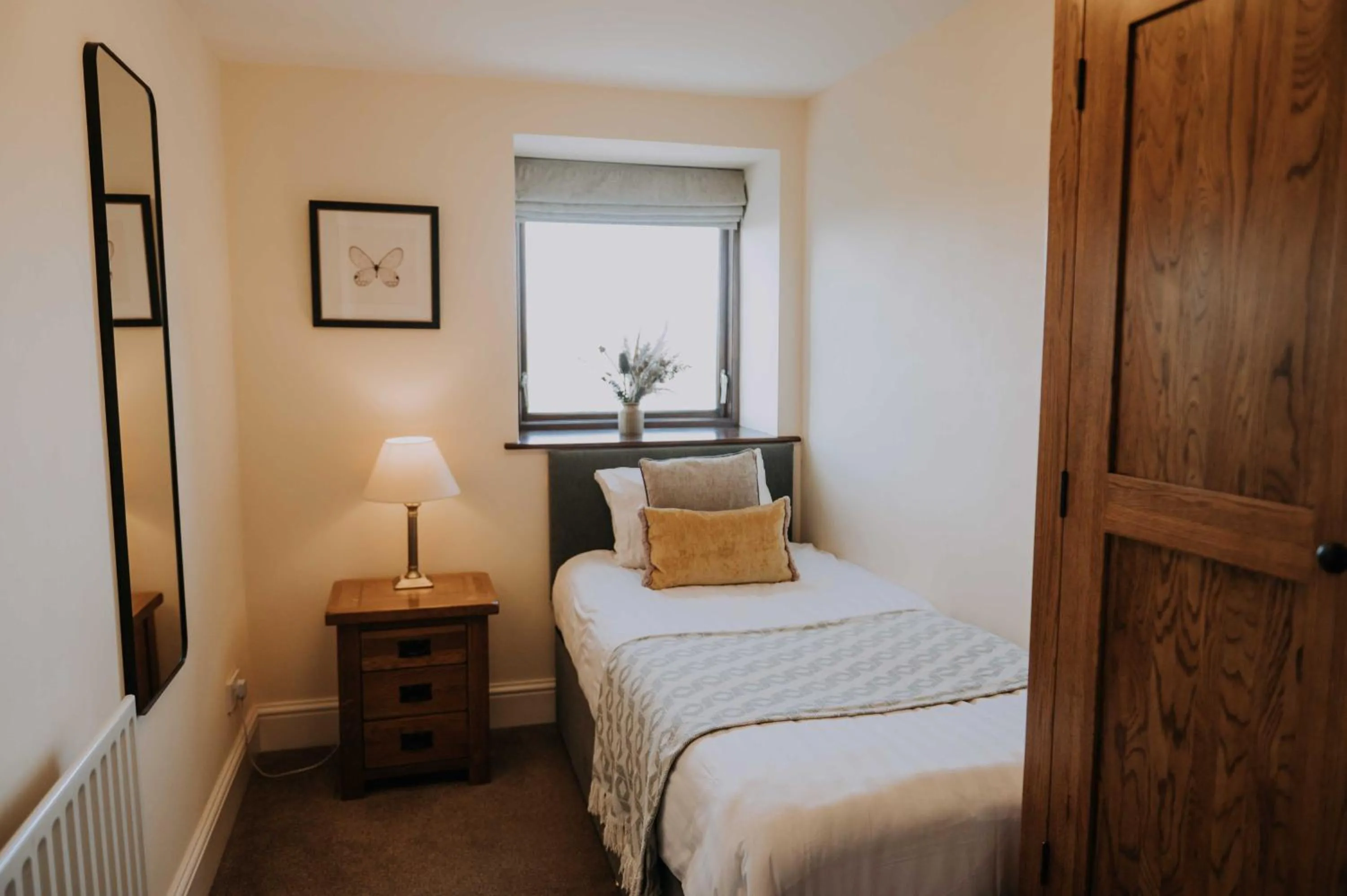 Bed in Pattys Barn Holiday Cottages, Cabins and Venue Hire