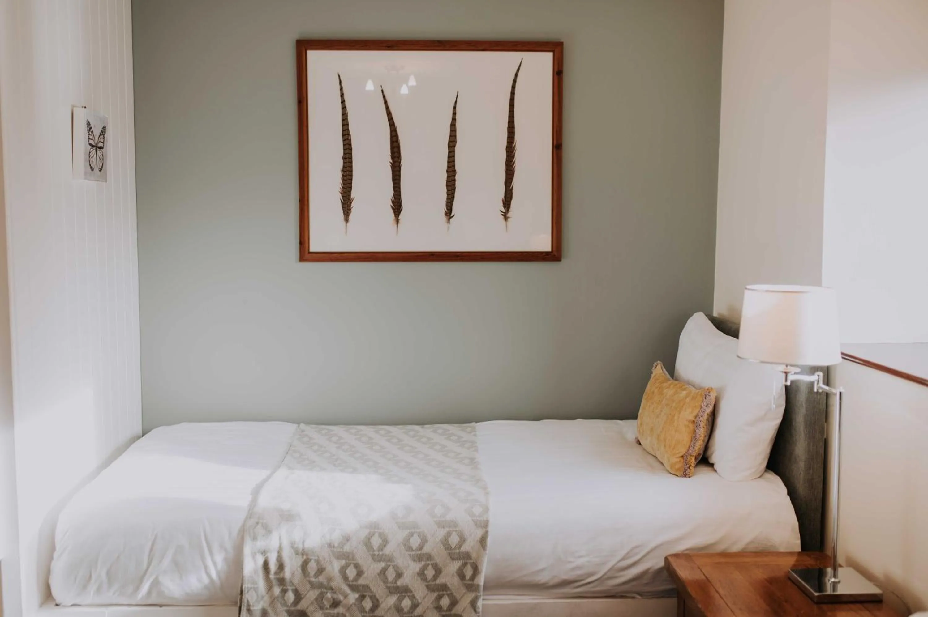Bed in Pattys Barn Holiday Cottages, Cabins and Venue Hire
