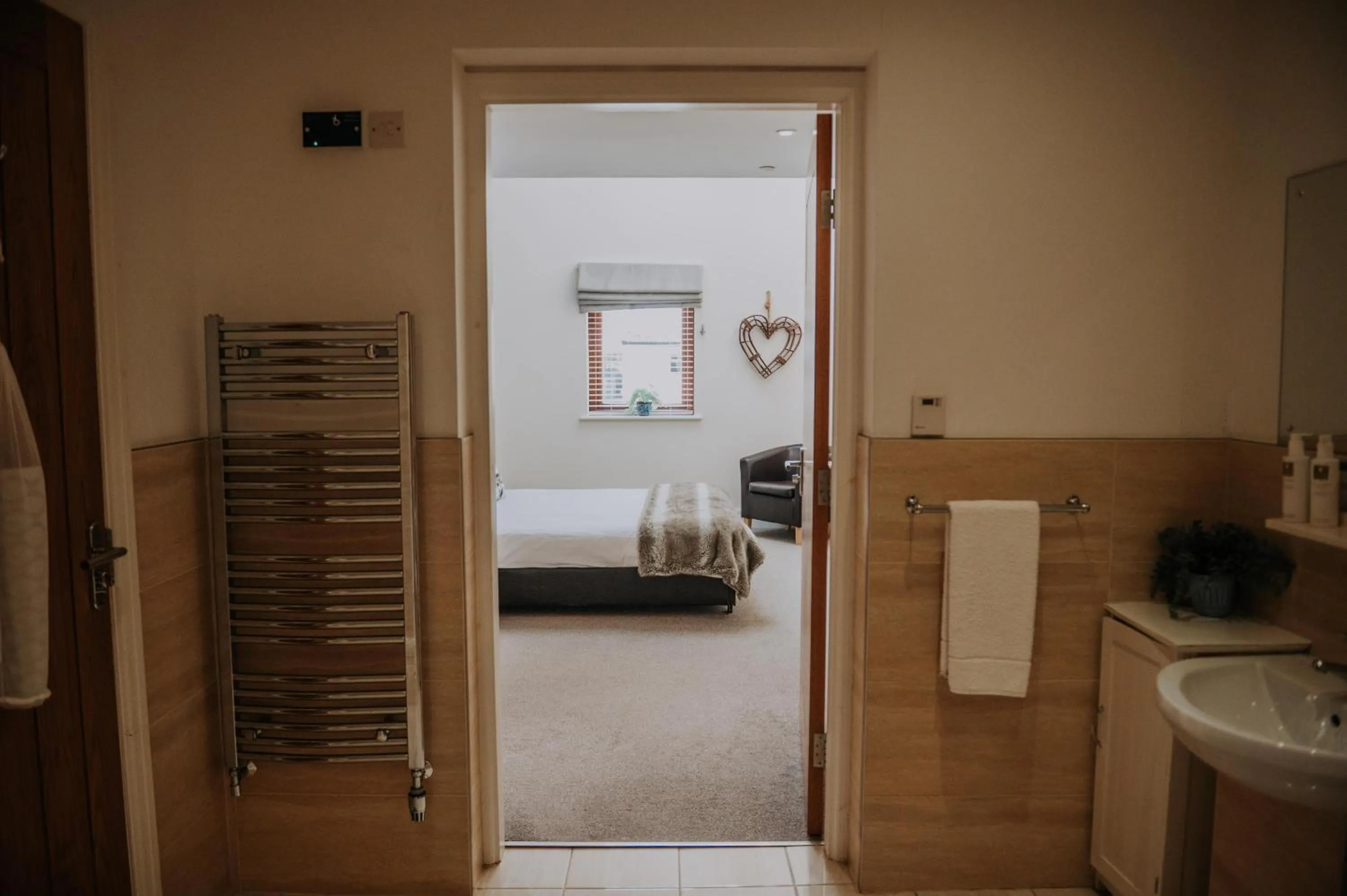 Bed in Pattys Barn Holiday Cottages, Cabins and Venue Hire