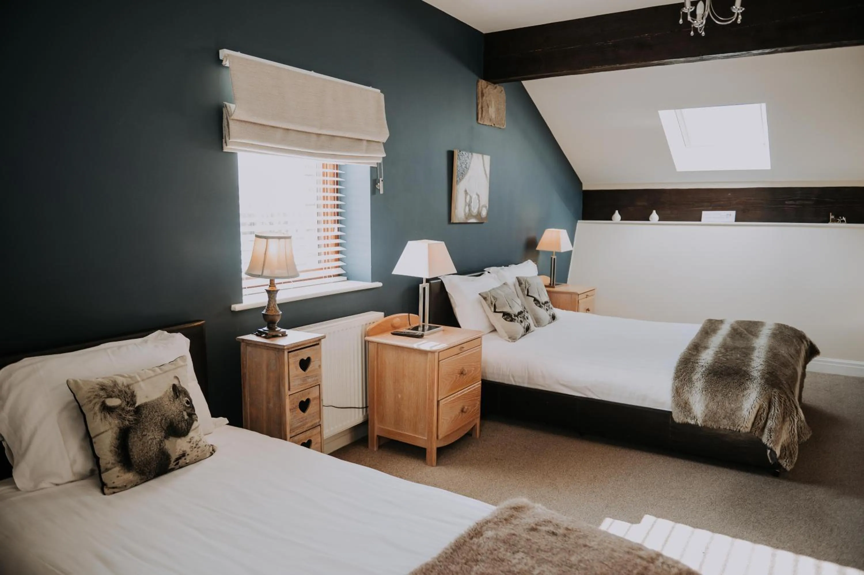 Bed in Pattys Barn Holiday Cottages, Cabins and Venue Hire