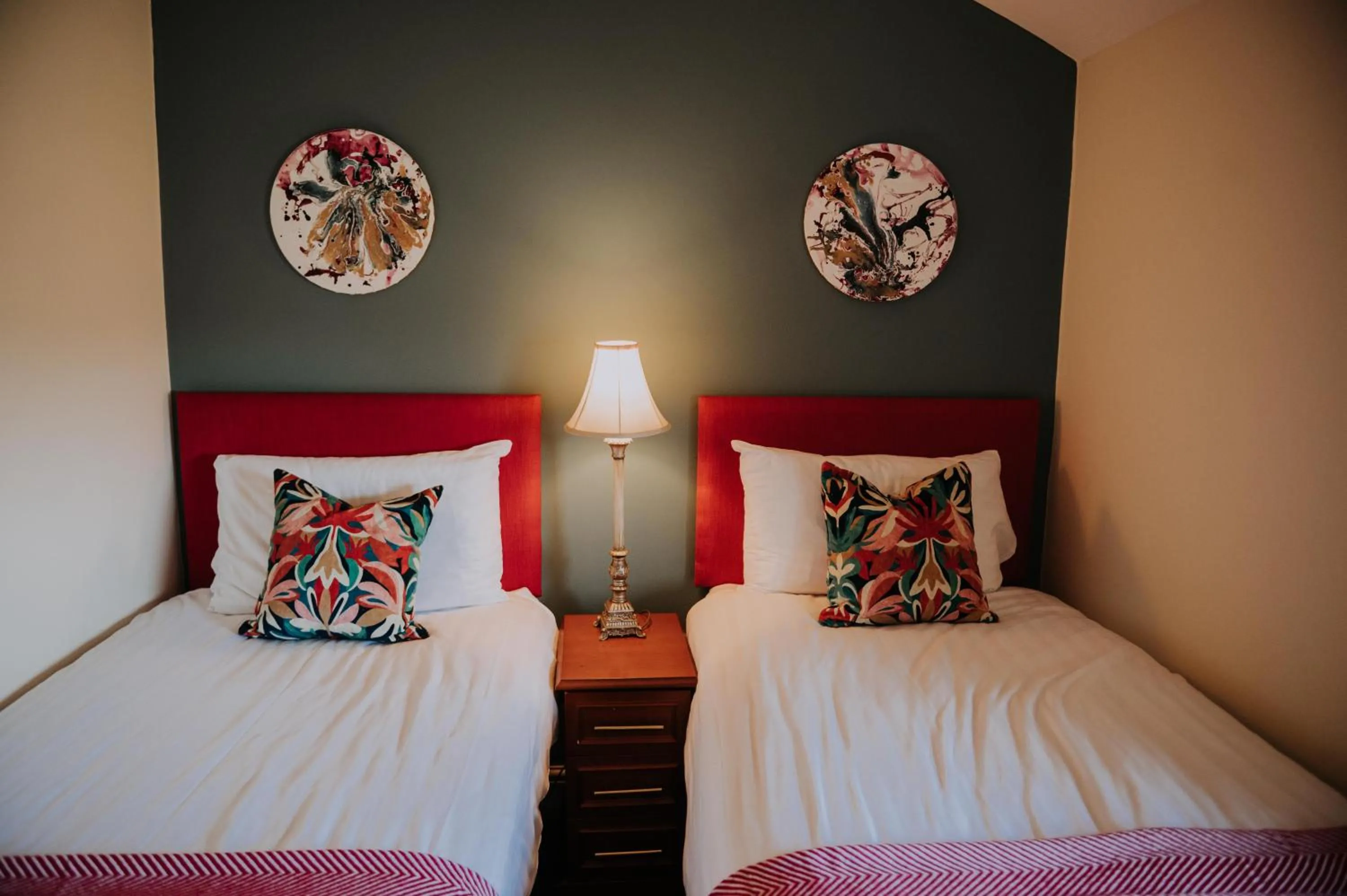 Bed in Pattys Barn Holiday Cottages, Cabins and Venue Hire