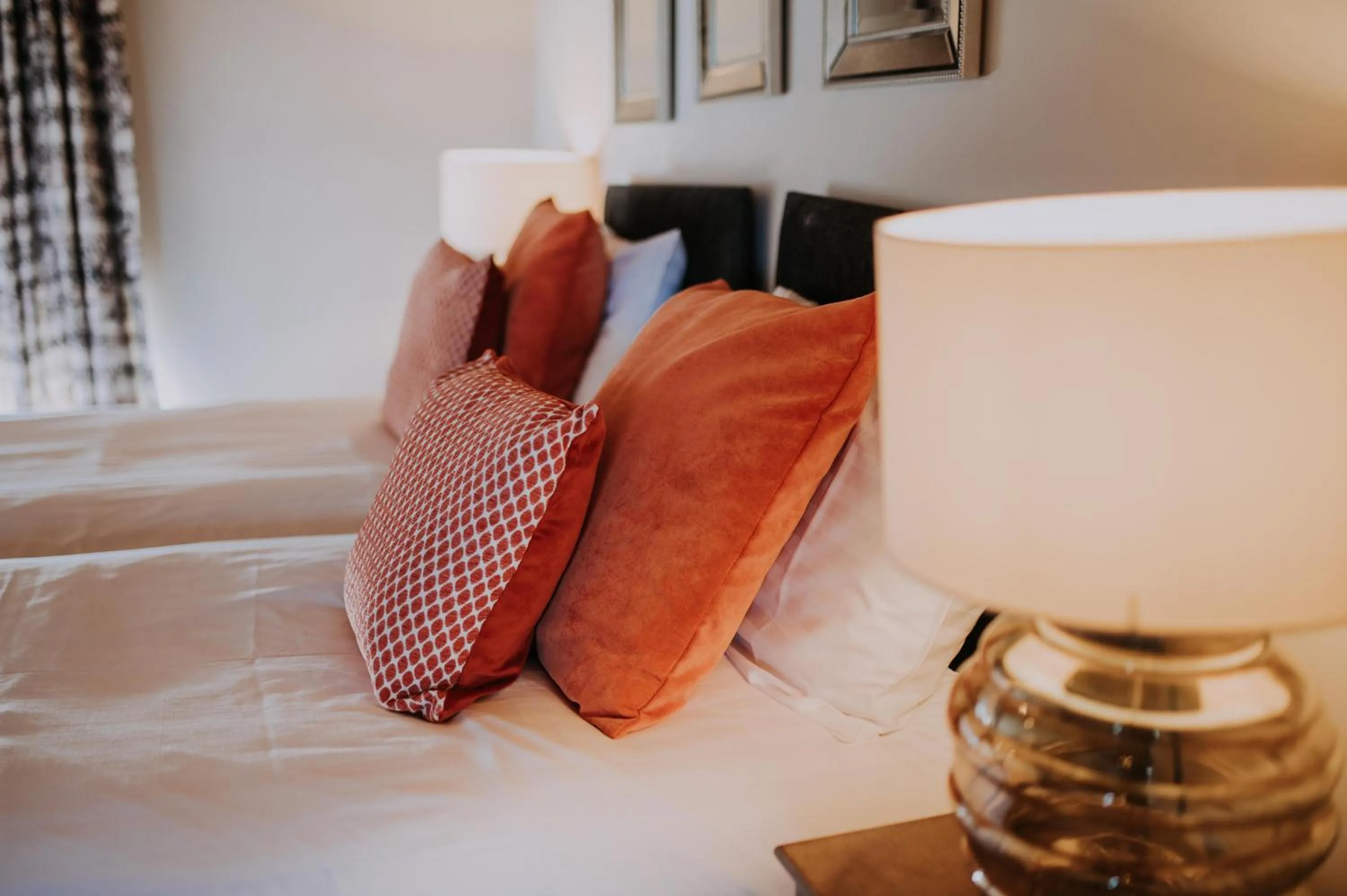 Bed in Pattys Barn Holiday Cottages, Cabins and Venue Hire