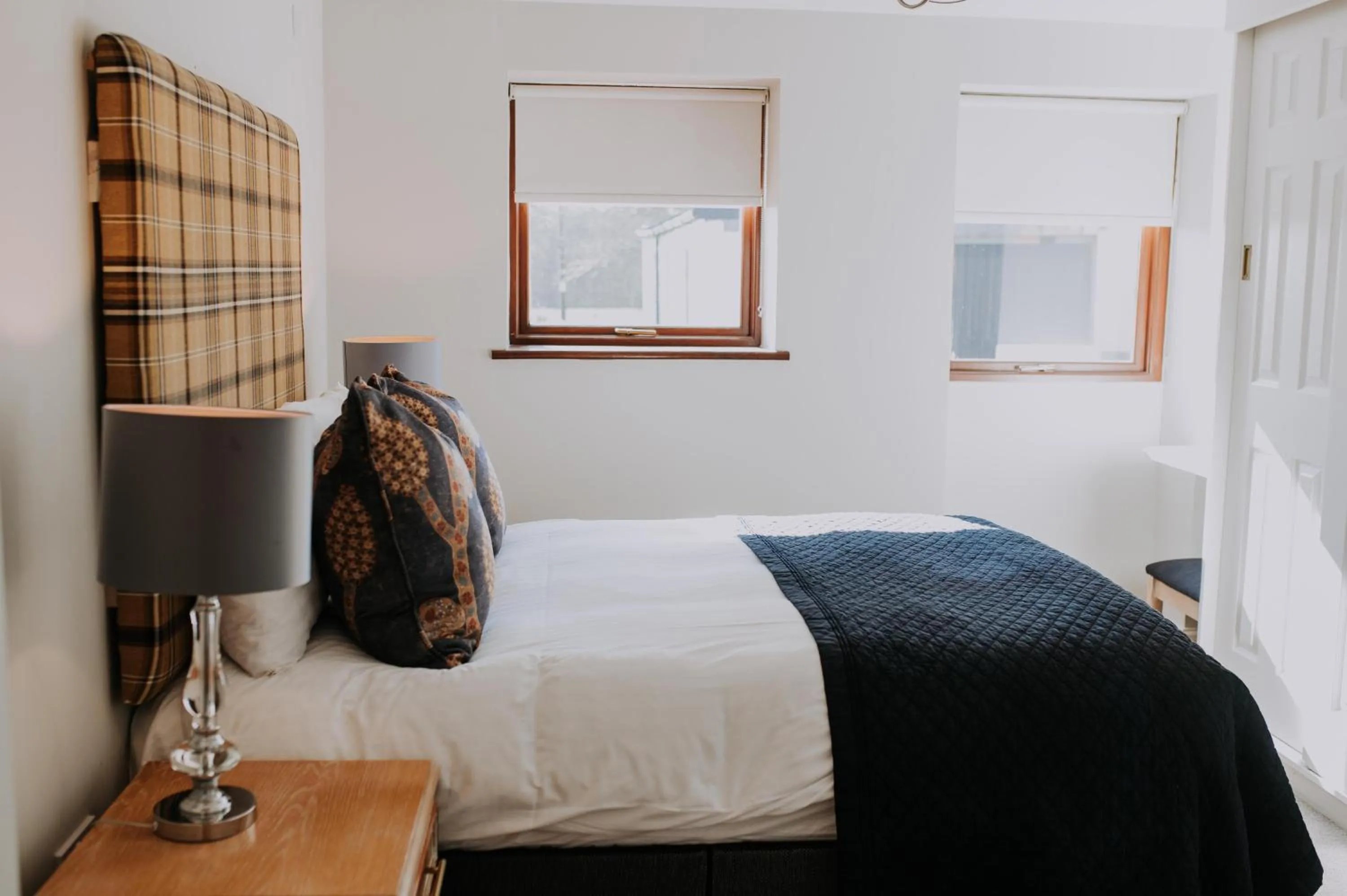 Bed in Pattys Barn Holiday Cottages, Cabins and Venue Hire