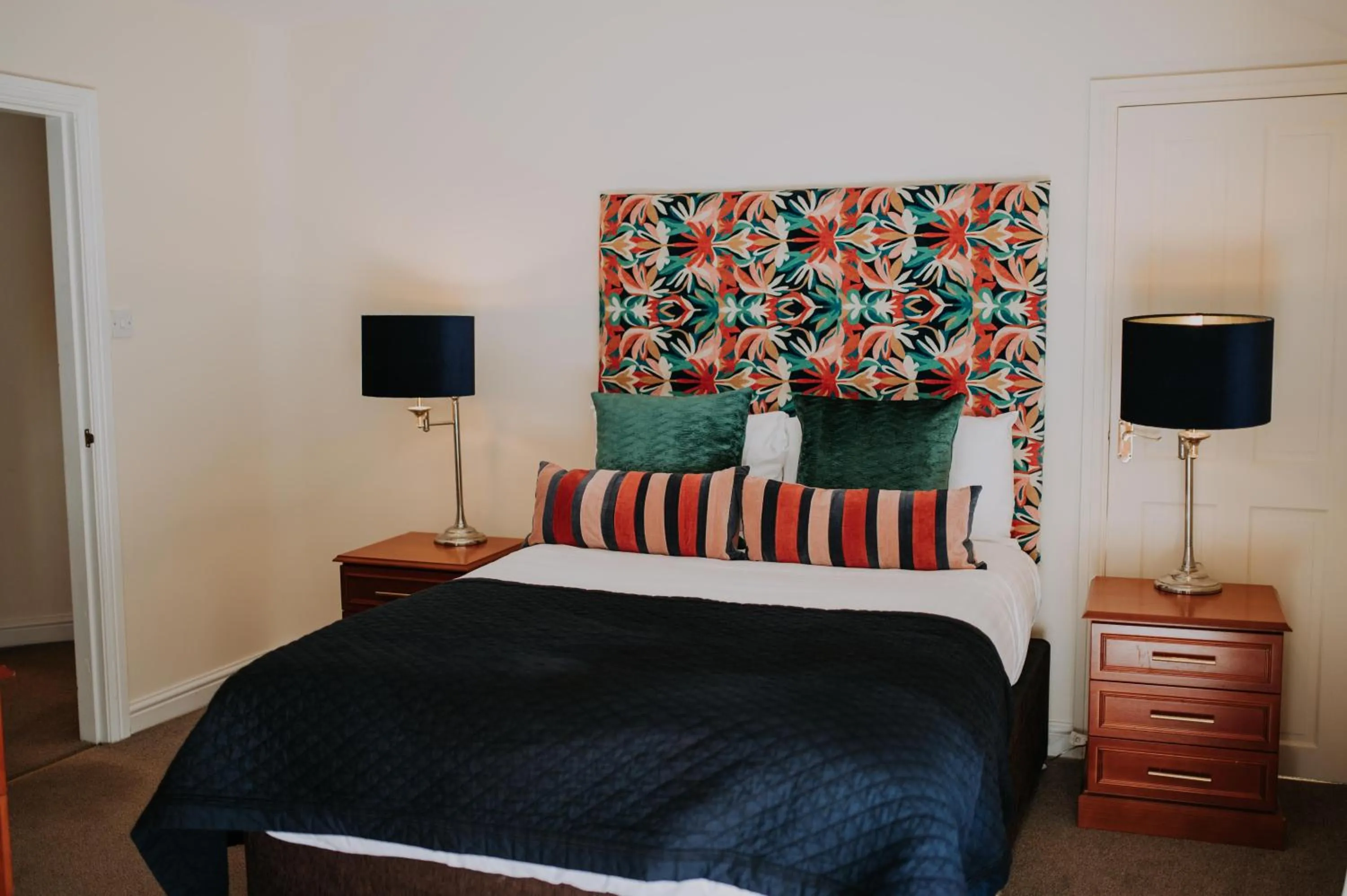 Bed in Pattys Barn Holiday Cottages, Cabins and Venue Hire