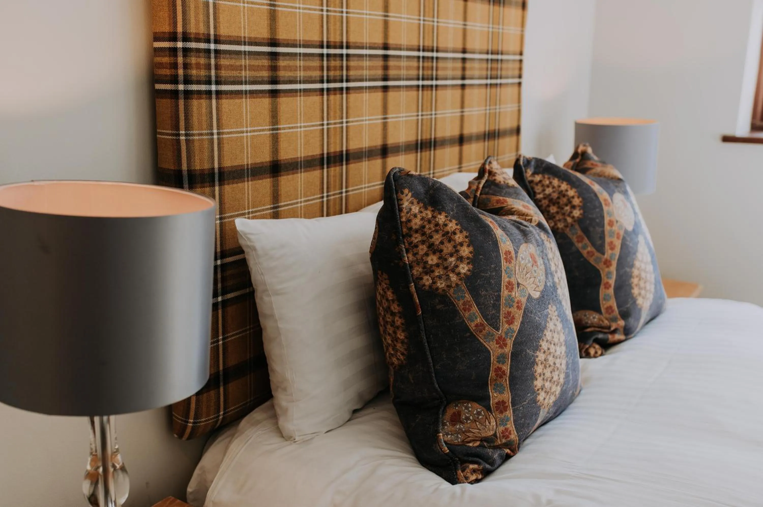 Bed in Pattys Barn Holiday Cottages, Cabins and Venue Hire