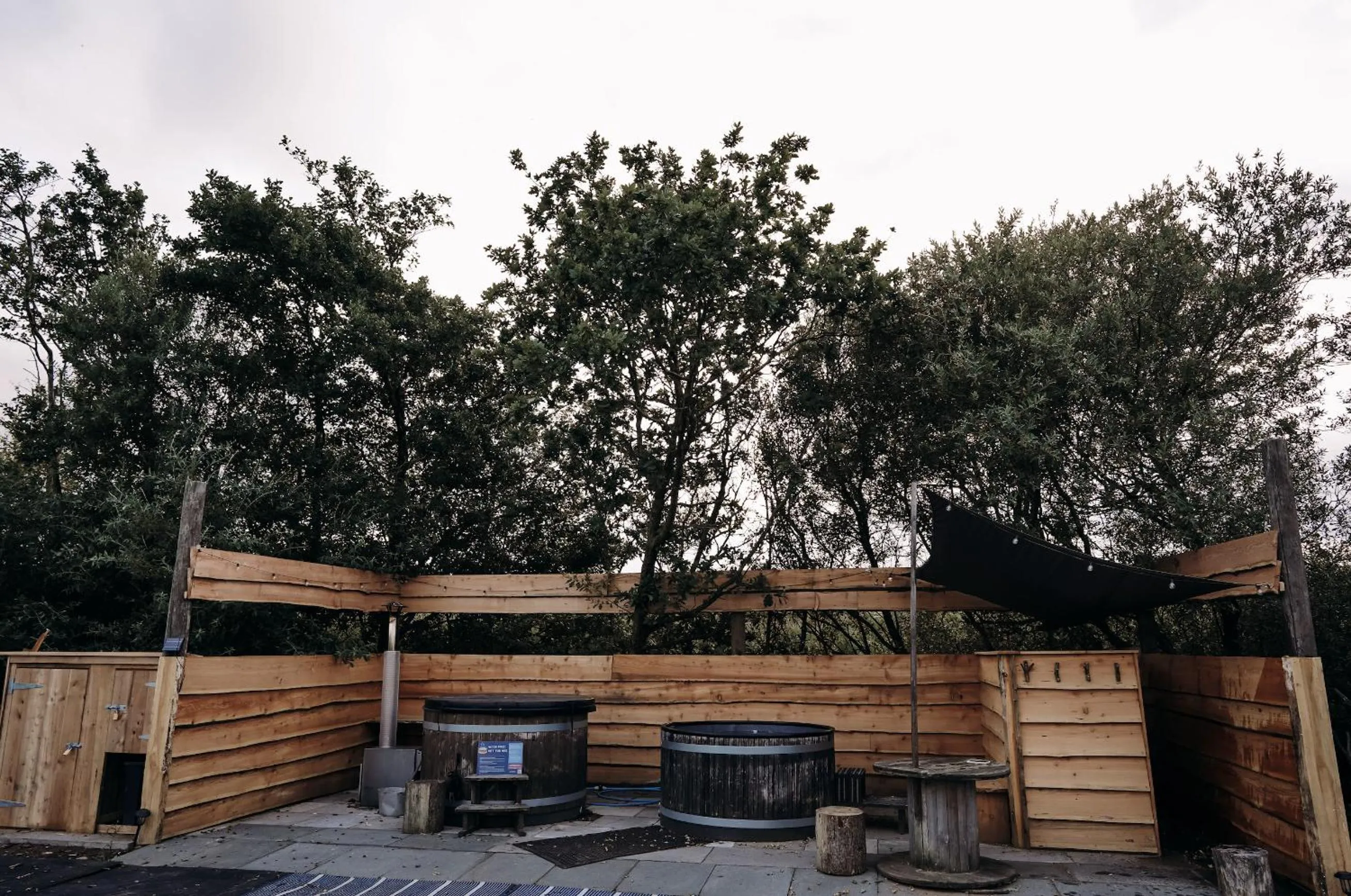 Hot Tub in Pattys Barn Holiday Cottages, Cabins and Venue Hire