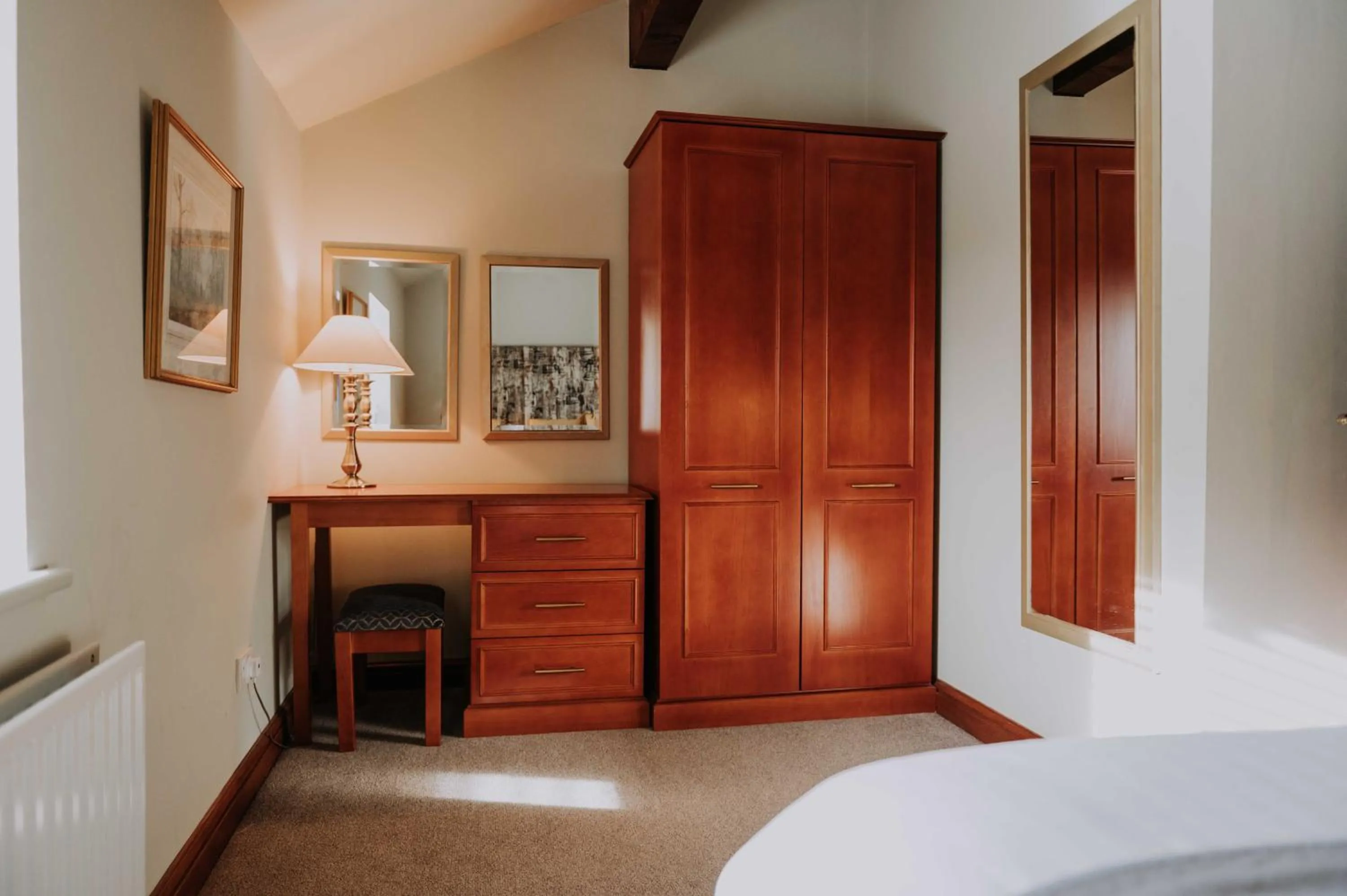 Bed in Pattys Barn Holiday Cottages, Cabins and Venue Hire