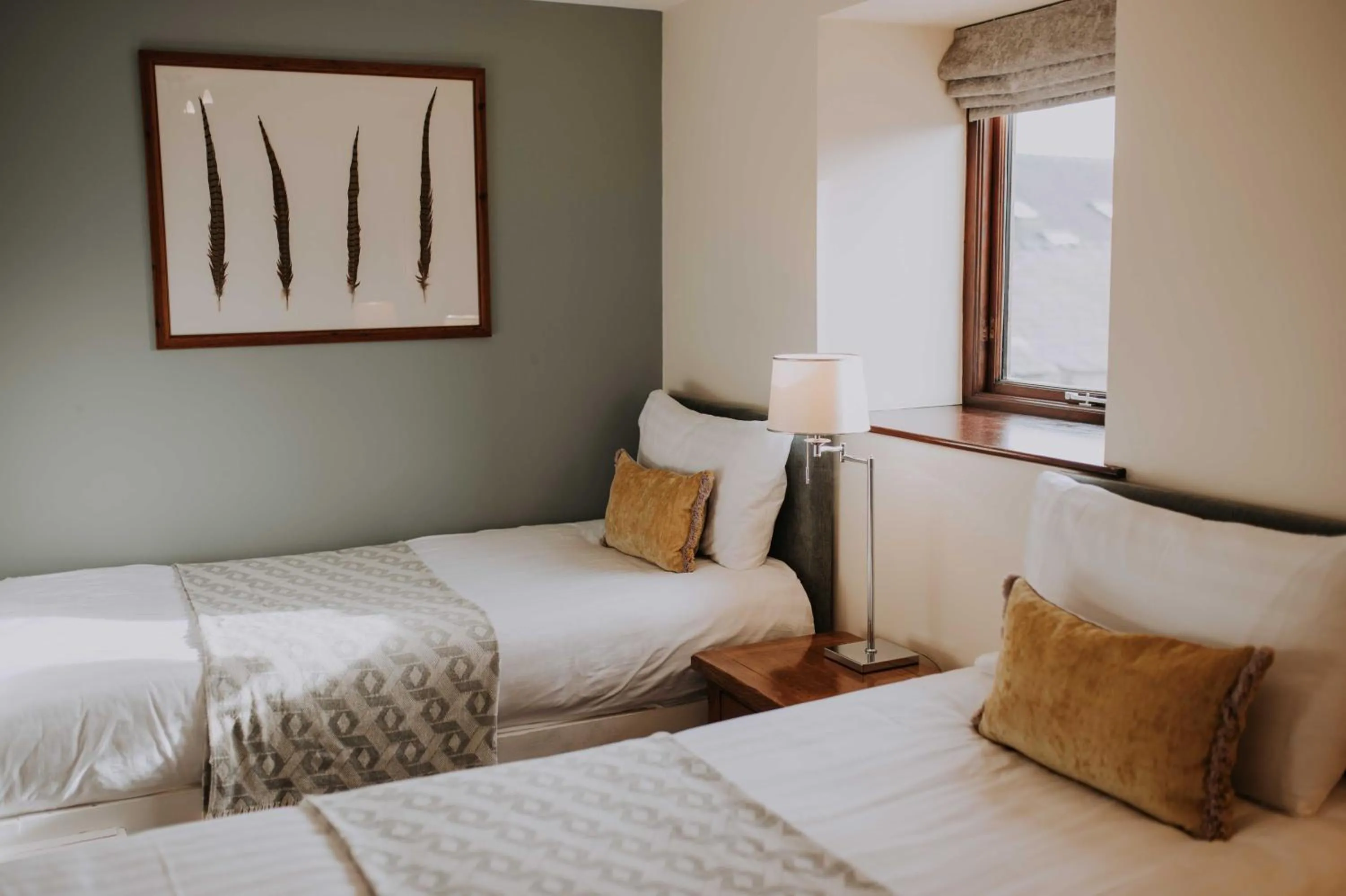 Bed in Pattys Barn Holiday Cottages, Cabins and Venue Hire
