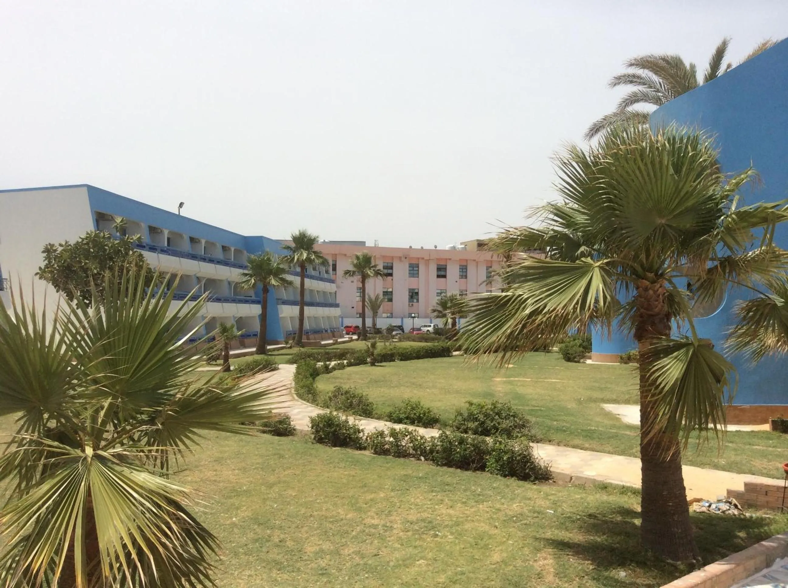 Facade/entrance in Noras Beach Hotel