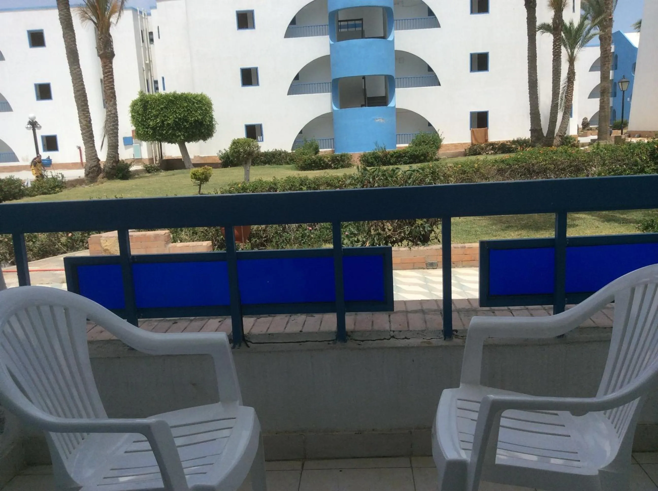 Balcony/Terrace in Noras Beach Hotel