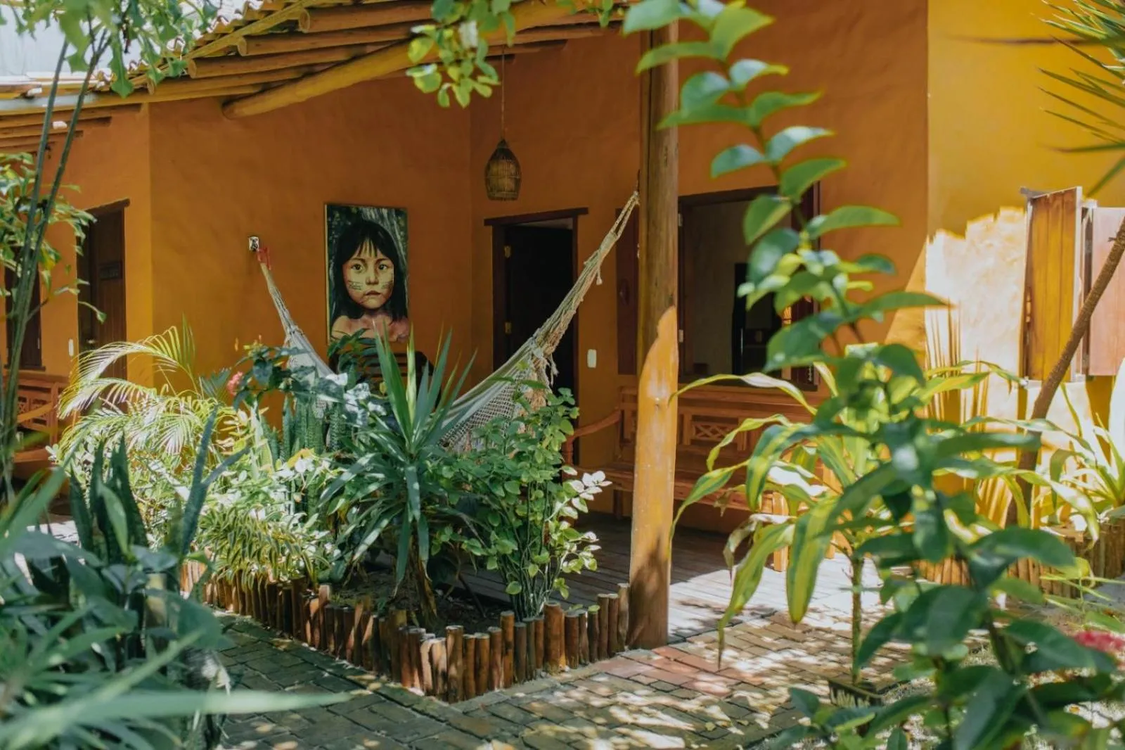 Patio in Pousada Coco Brasil