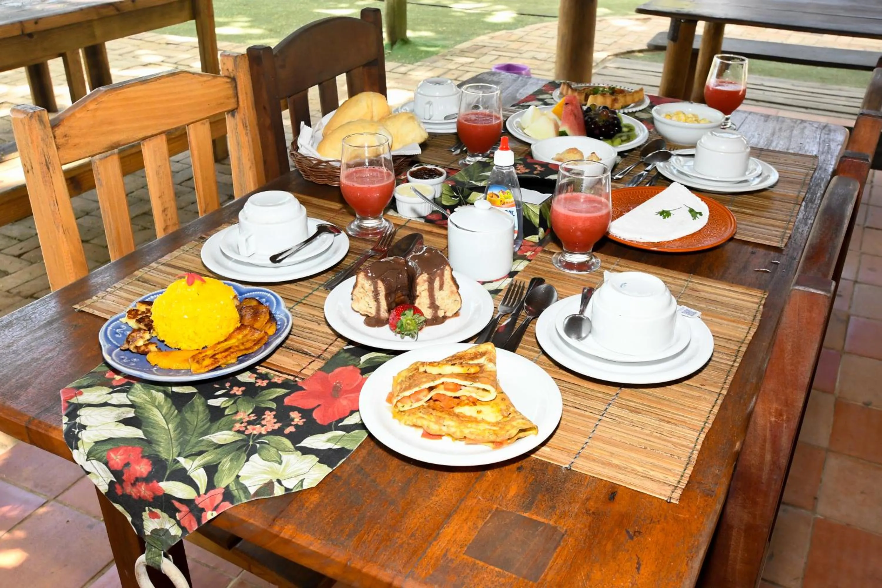 Breakfast in Pousada Coco Brasil