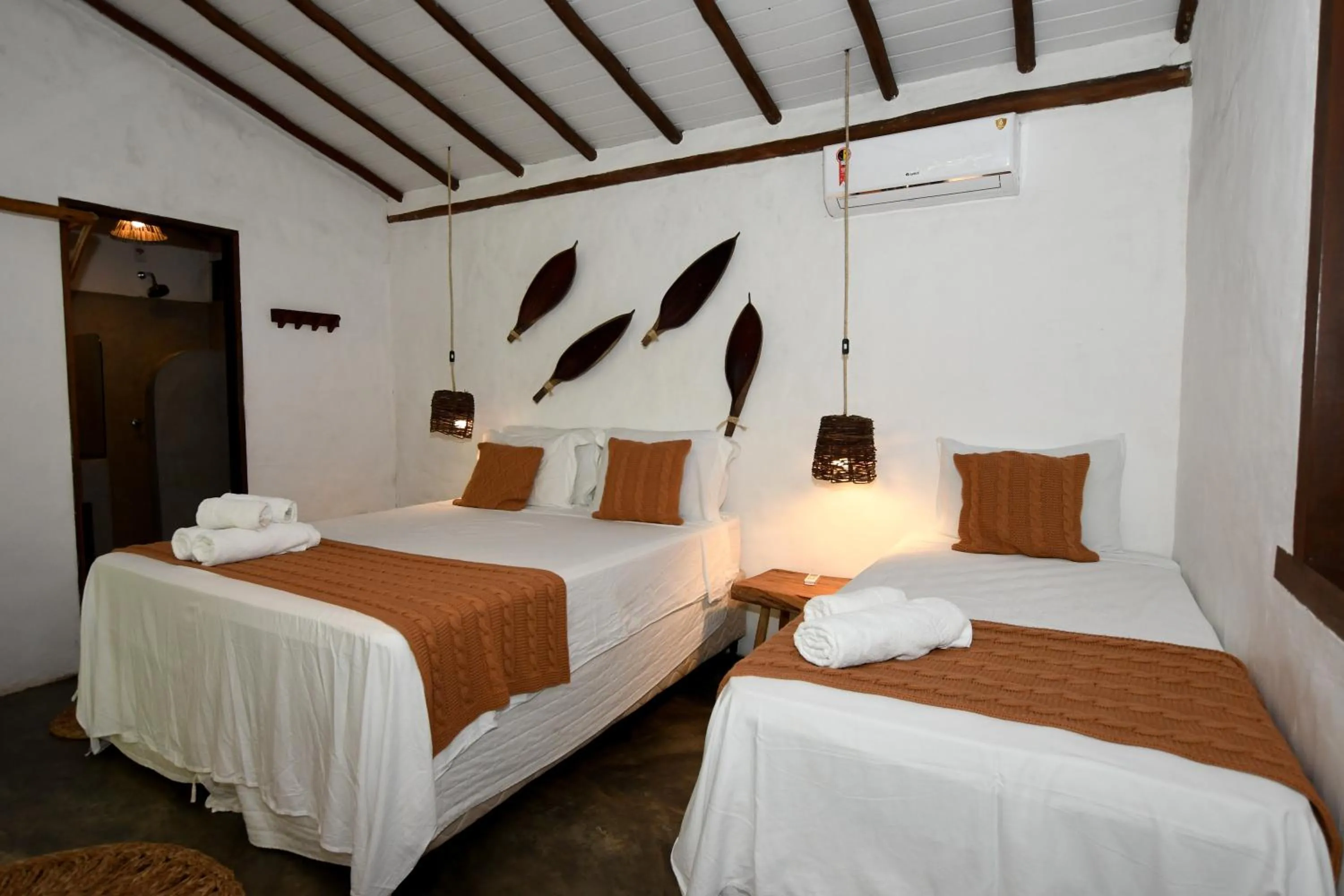 Bed in Pousada Coco Brasil
