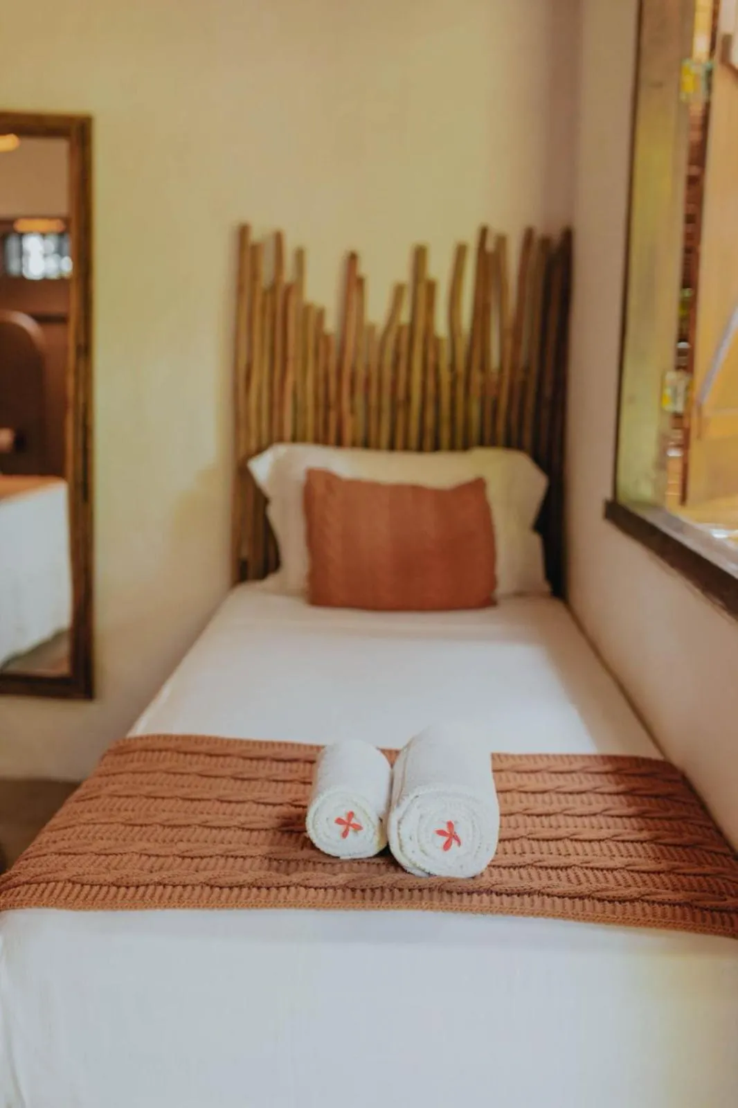 Bed in Pousada Coco Brasil