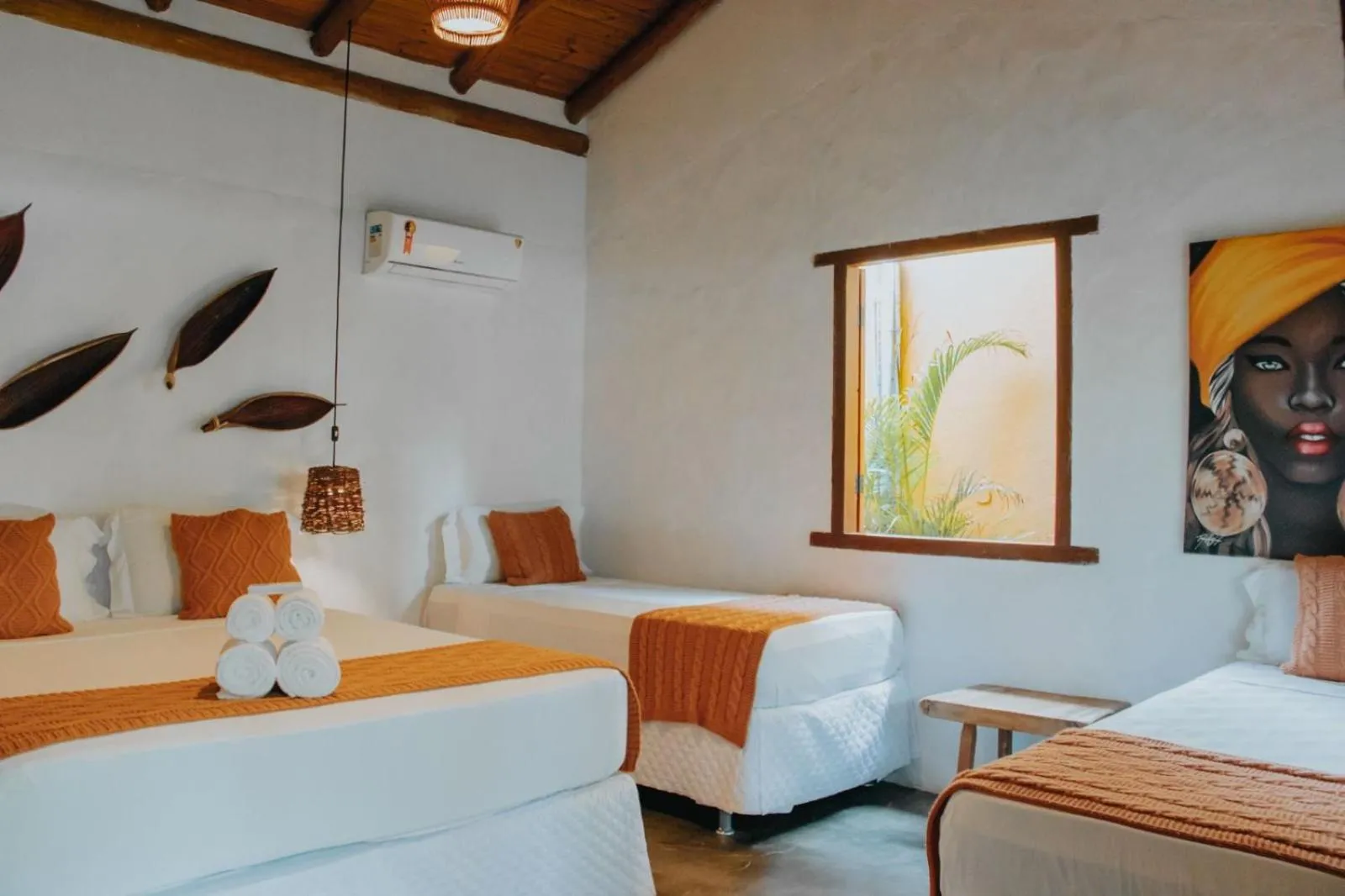 Bed in Pousada Coco Brasil